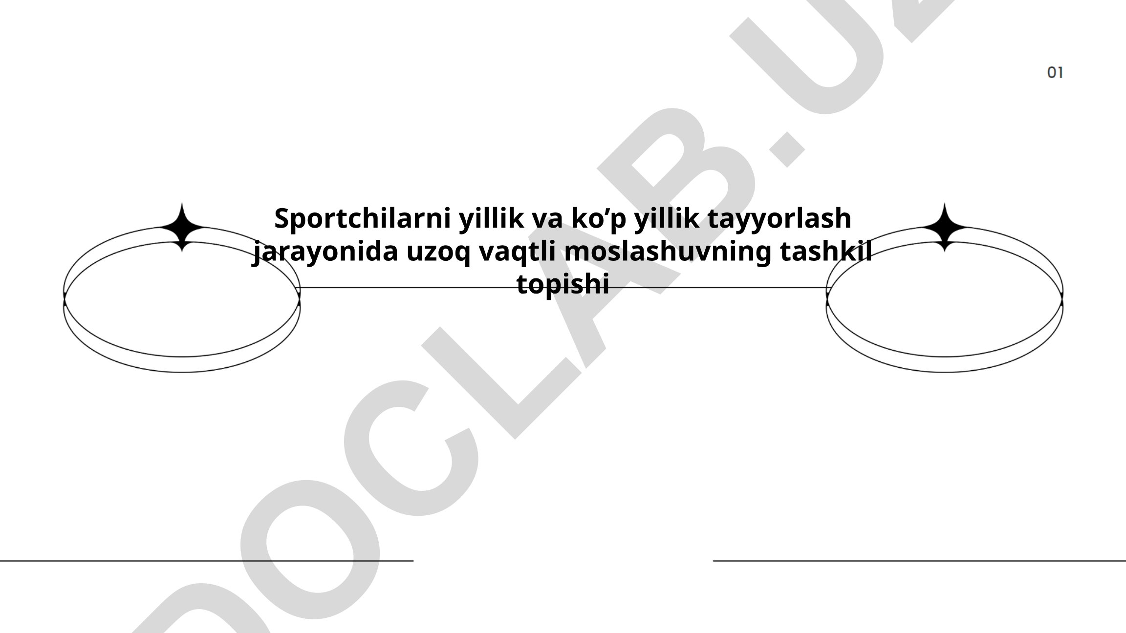 Sportchilarni yillik va ko'p yillik tayyorlash jarayonida uzoq vaqtli moslashuvning tashkil topishi