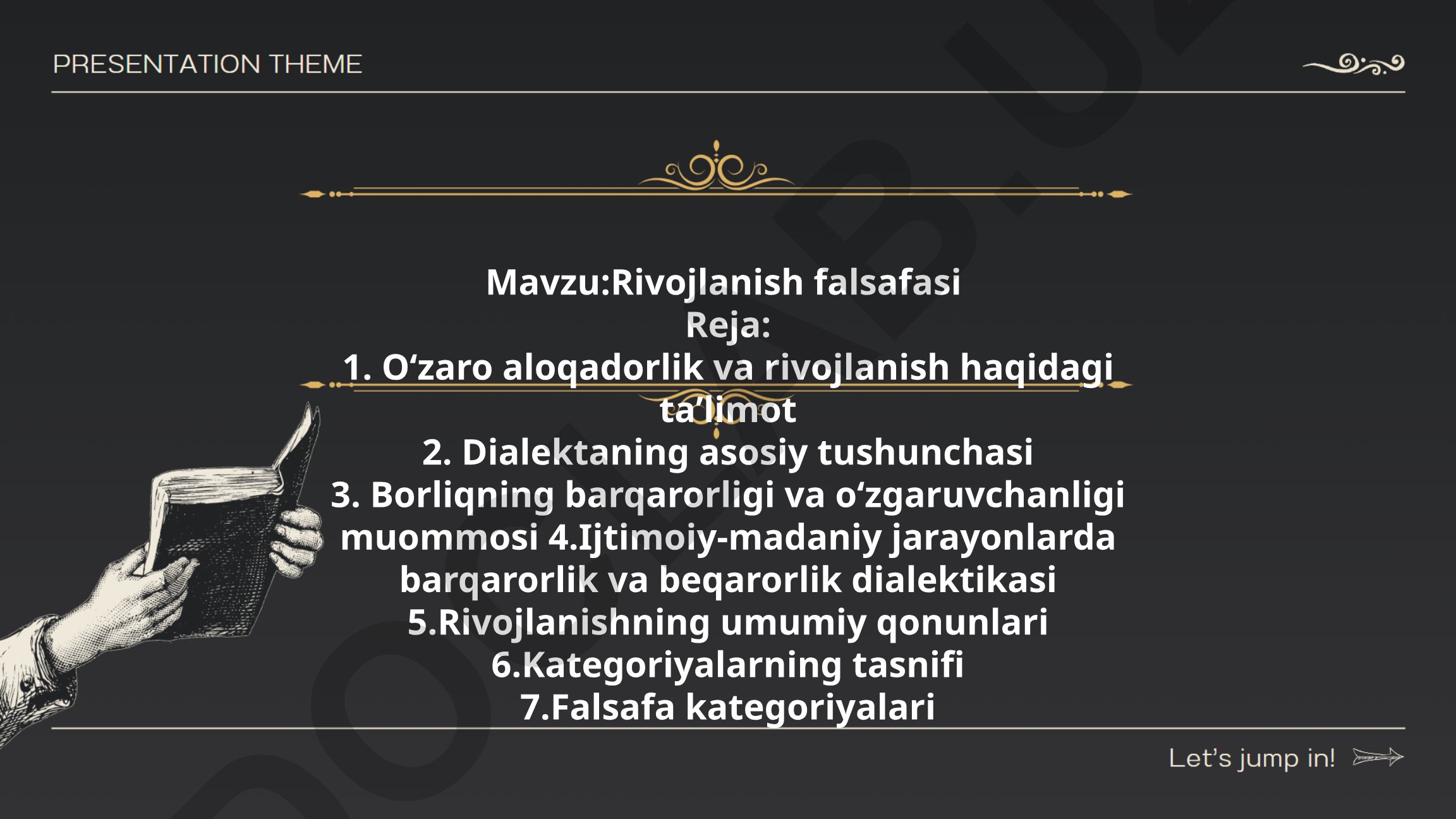 Rivojlanish falsafasi