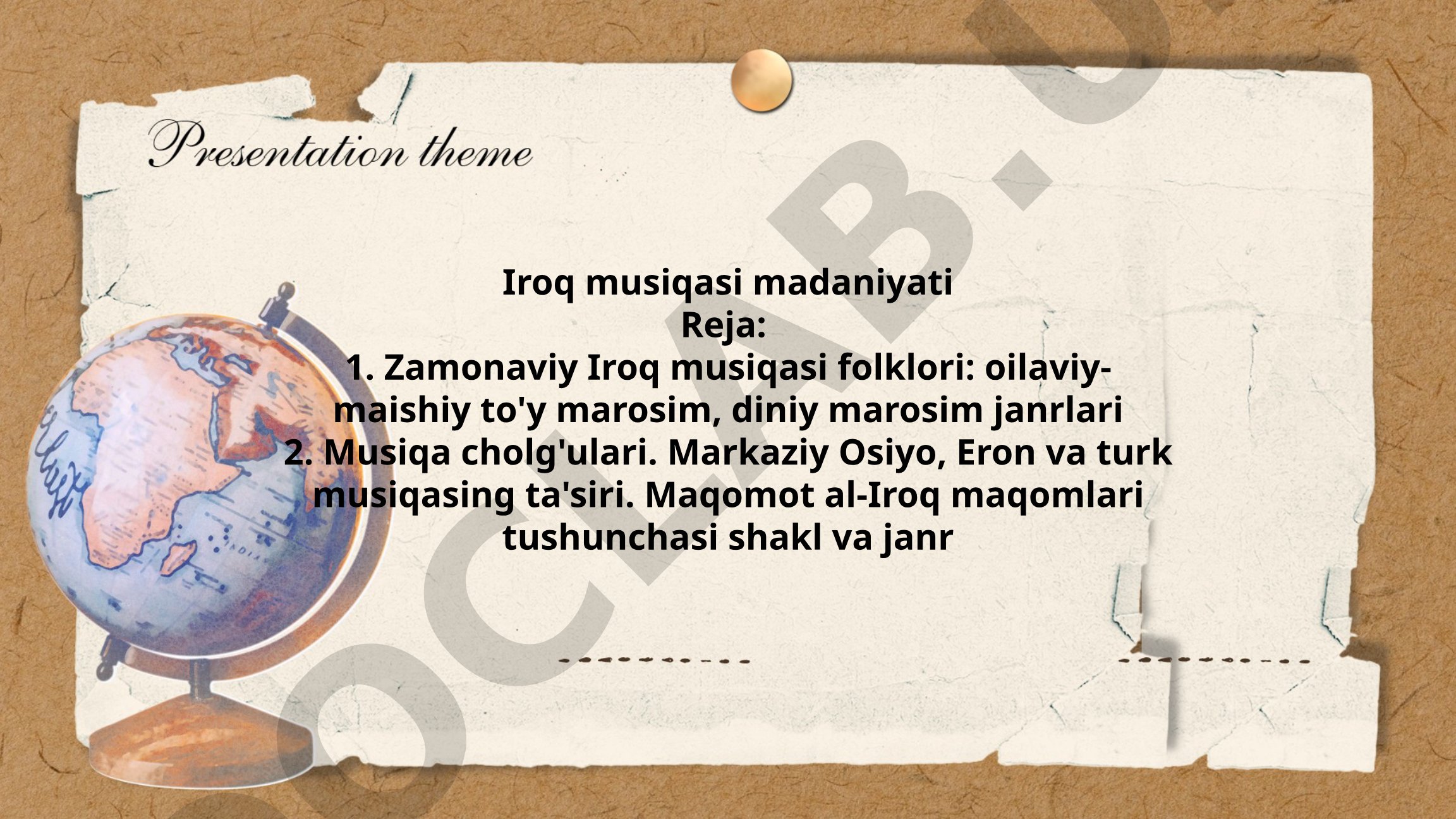 Iroq musiqasi madaniyati