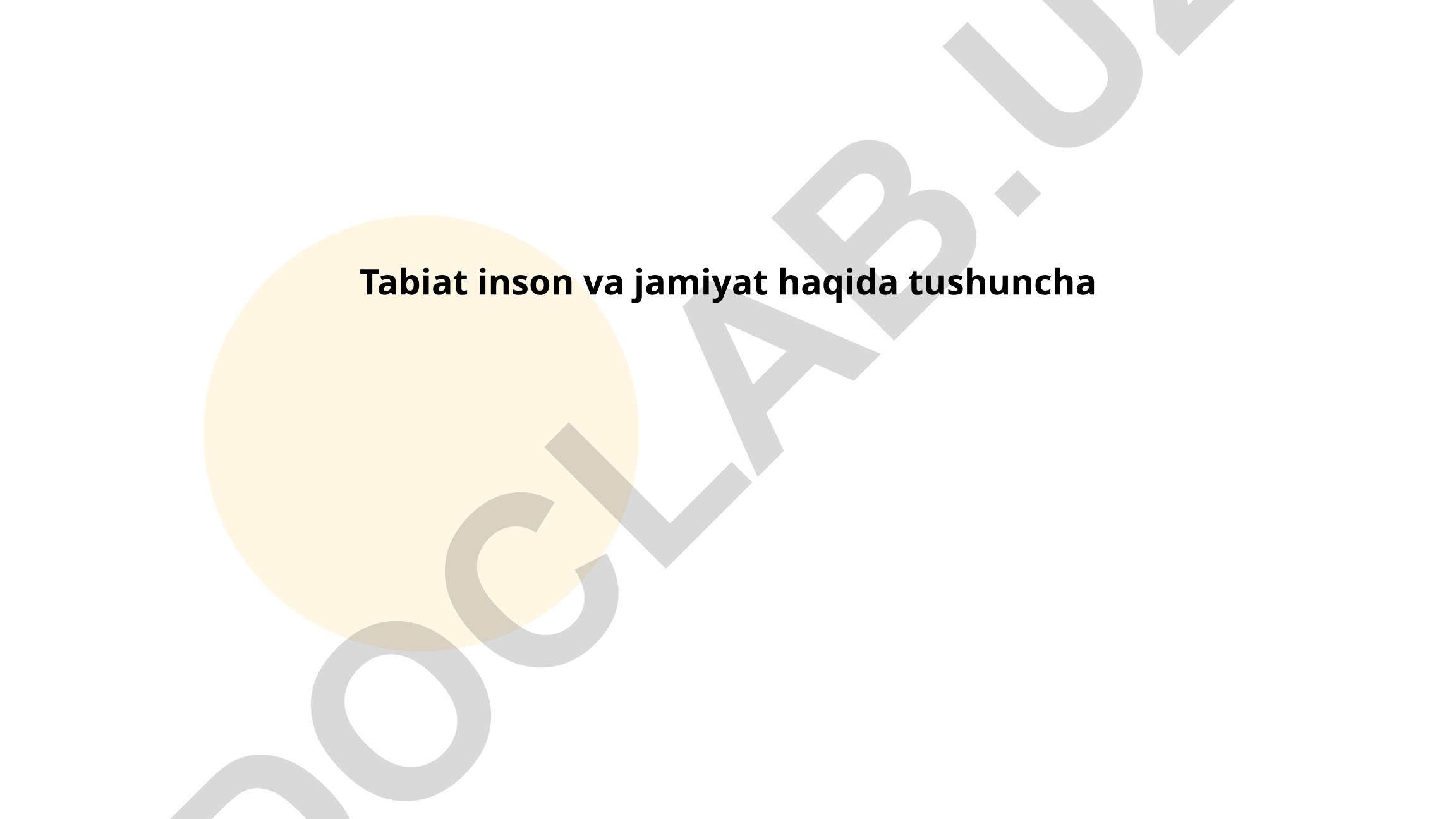 Tabiat, inson va jamiyat o'rtasidagi o'zaro ta'sir