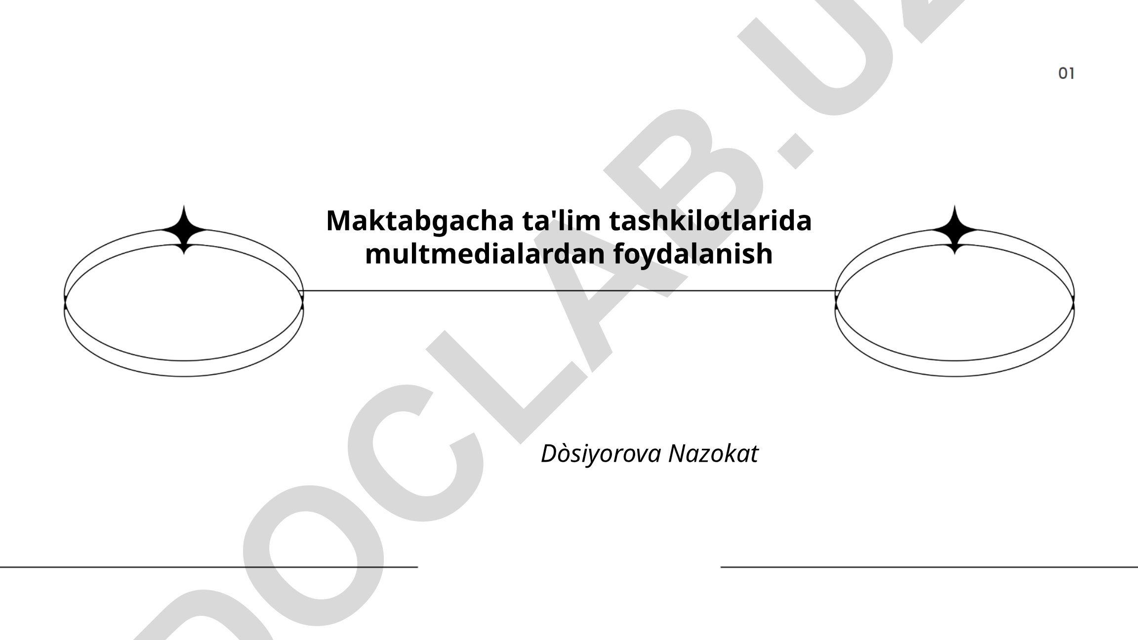 Maktabgacha ta'lim tashkilotlarida multmedialardan foydalanish