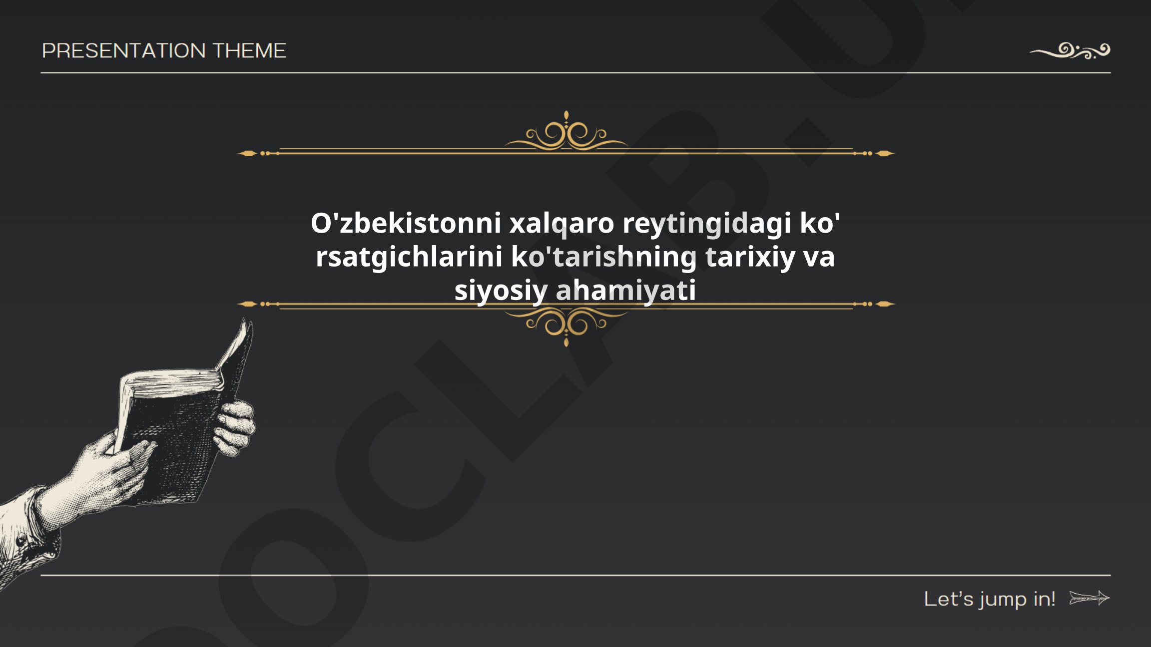 O'zbekistonni xalqaro reytingidagi ko'rsatgichlarini ko'tarishning tarixiy va siyosiy ahamiyati