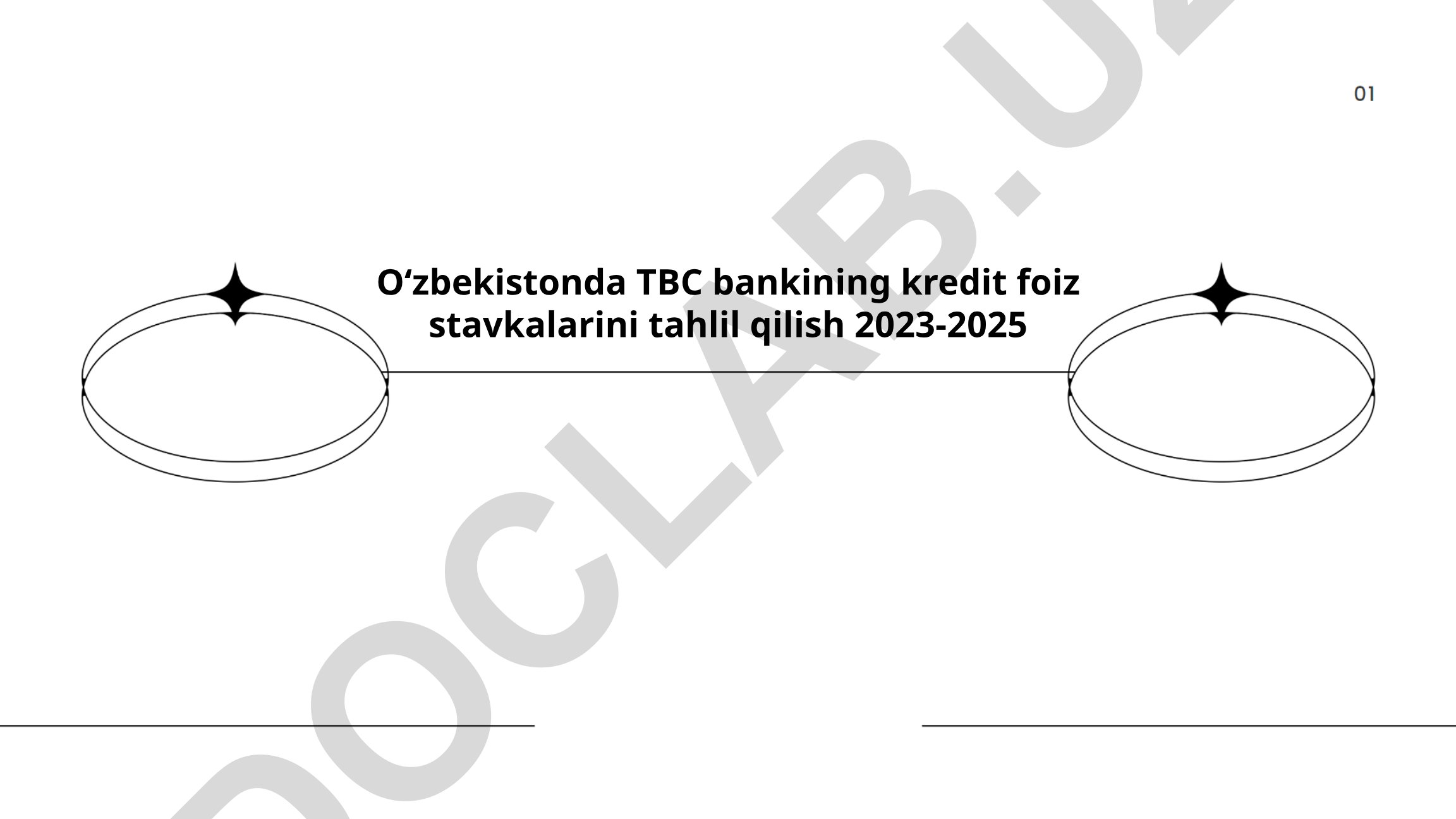 Oʻzbekistonda ТВС bankining kredit foiz stavkalarini tahlil qilish 2023-2025
