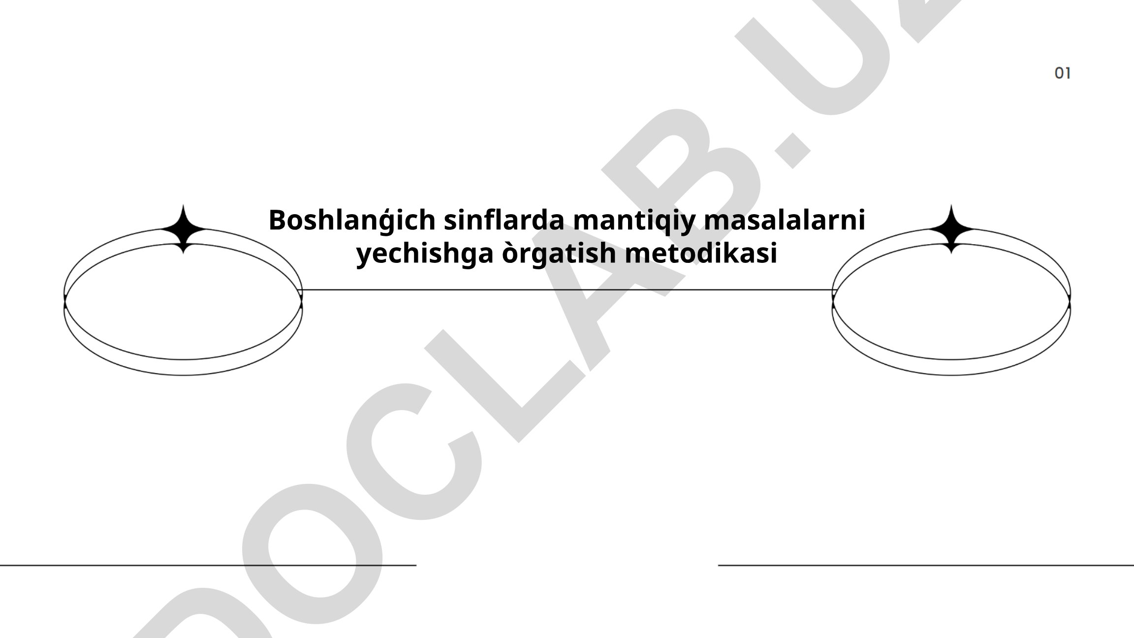 Boshlang'ich sinflarda mantiqiy masalalarni yechishga o'rgatish metodikasi