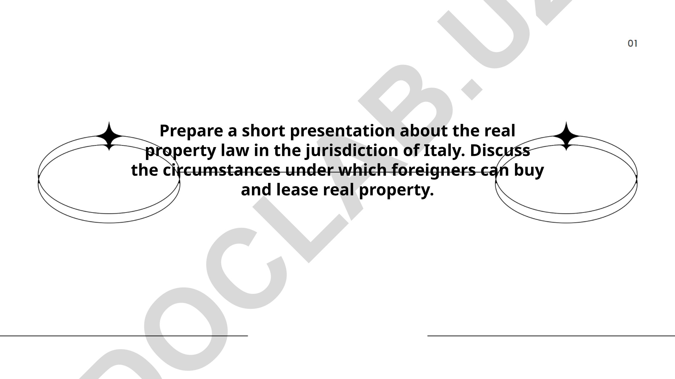 Italian Real Property Law for Foreigners