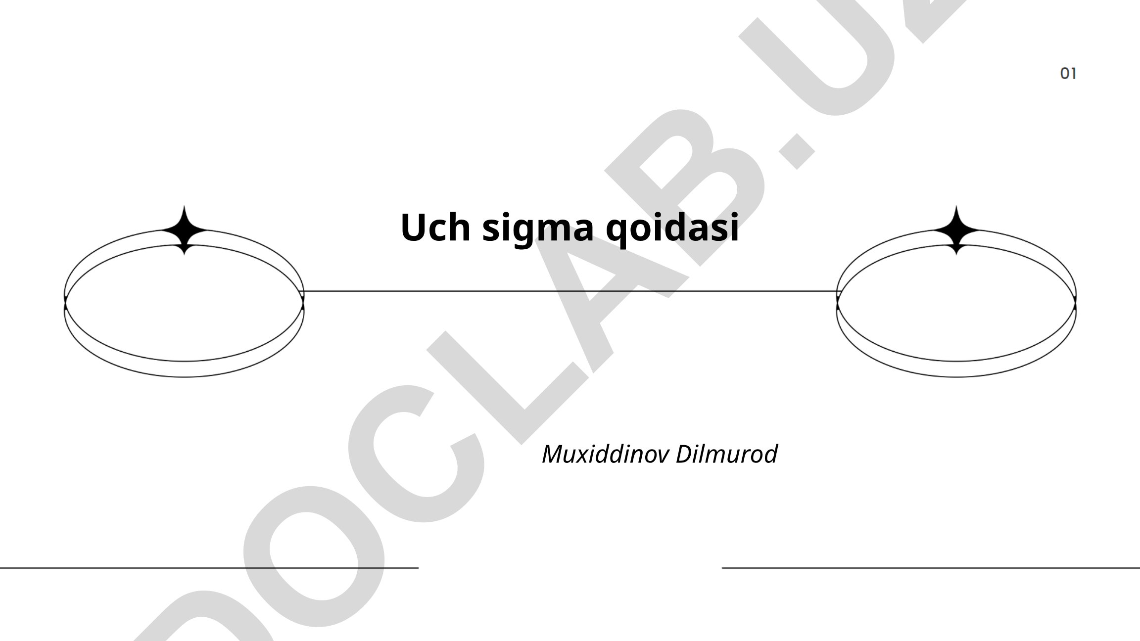 Uch sigma qoidasi asoslari va statistik tarqatmalar