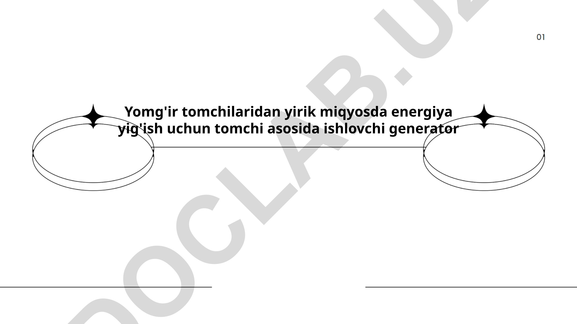 Yomg'ir tomchilaridan energiya yig'ish texnologiyalari