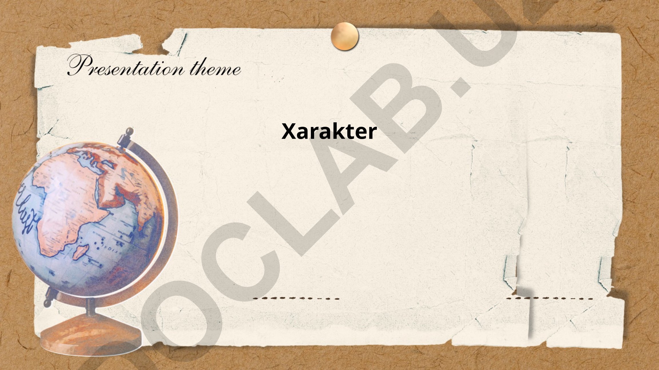 Xarakter va shaxsiyat turlari