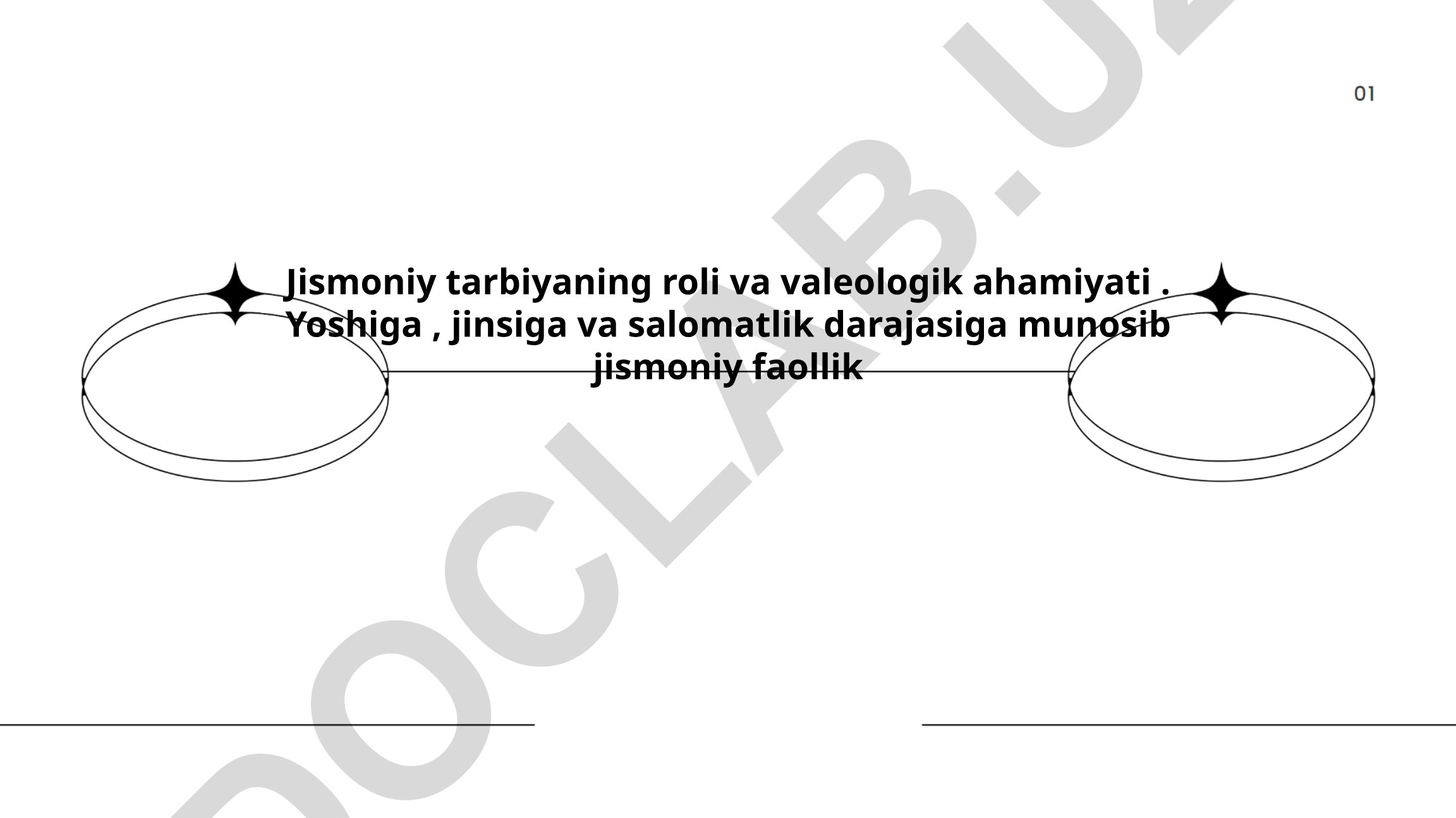 Jismoniy tarbiyaning roli va valeologik ahamiyati