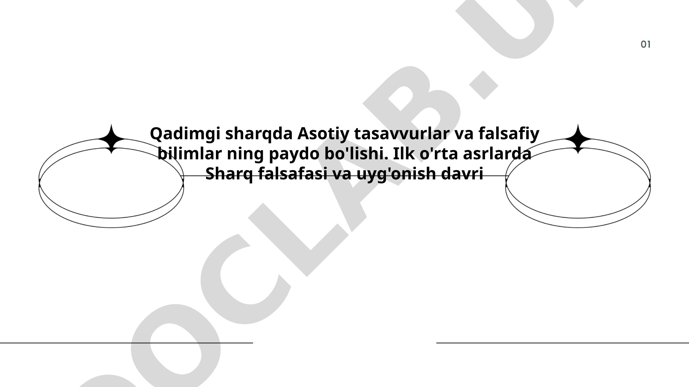 Qadimgi sharqda Asotiy tasavvurlar va falsafiy bilimlar ning paydo bo'lishi