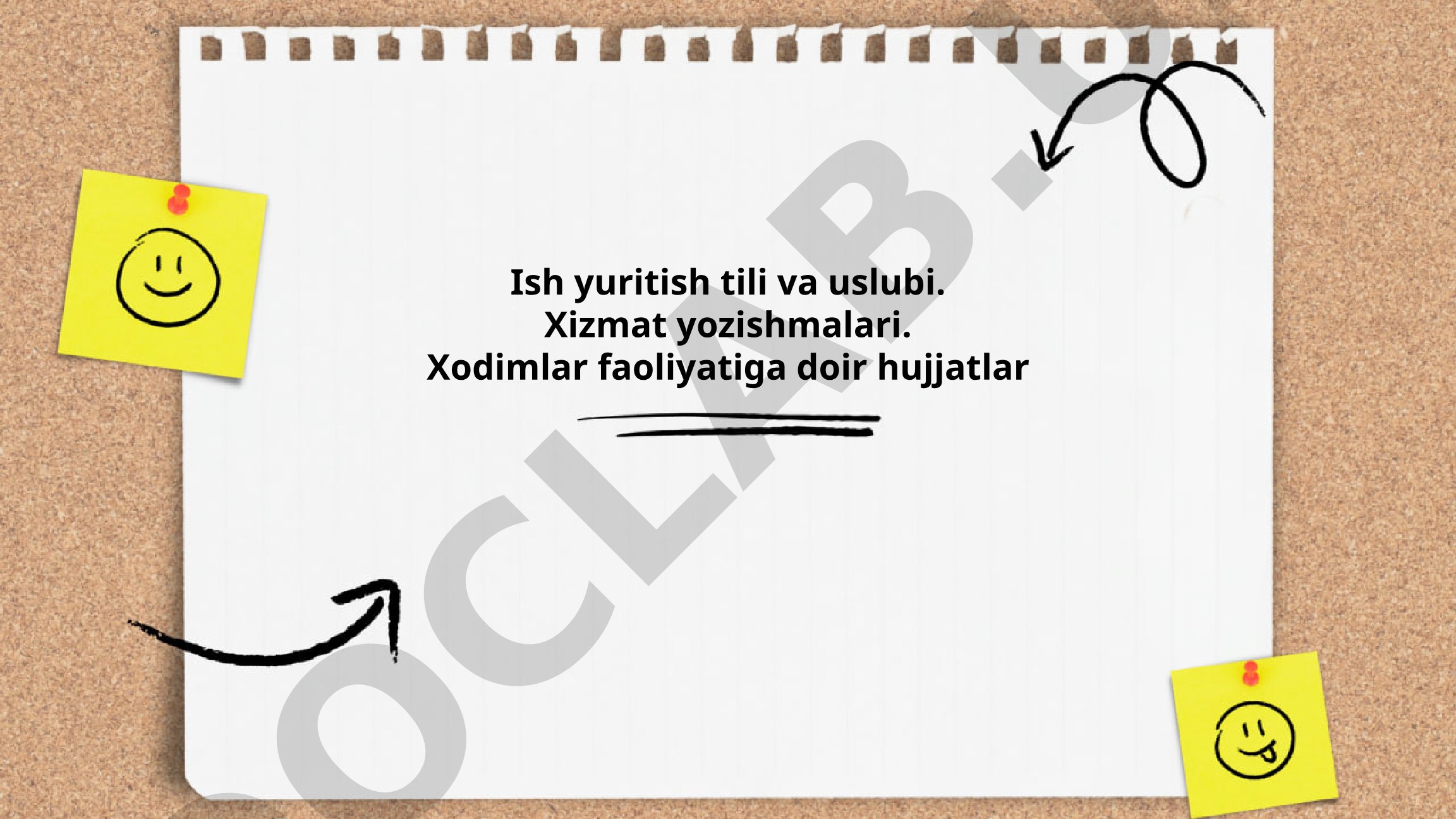 Ish yuritish tili va uslubi, xizmat yozishmalari