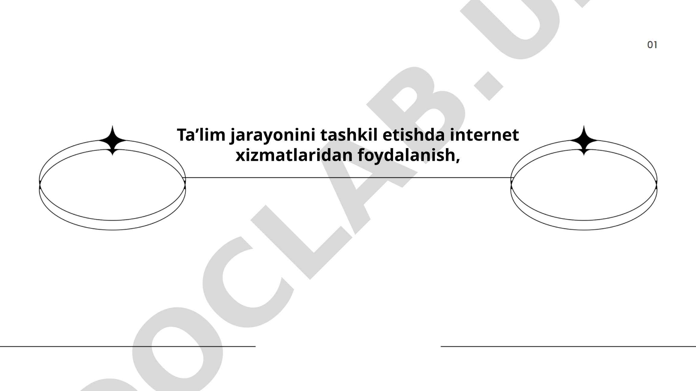 Taʼlim jarayonini tashkil etishda internet xizmatlaridan foydalanish