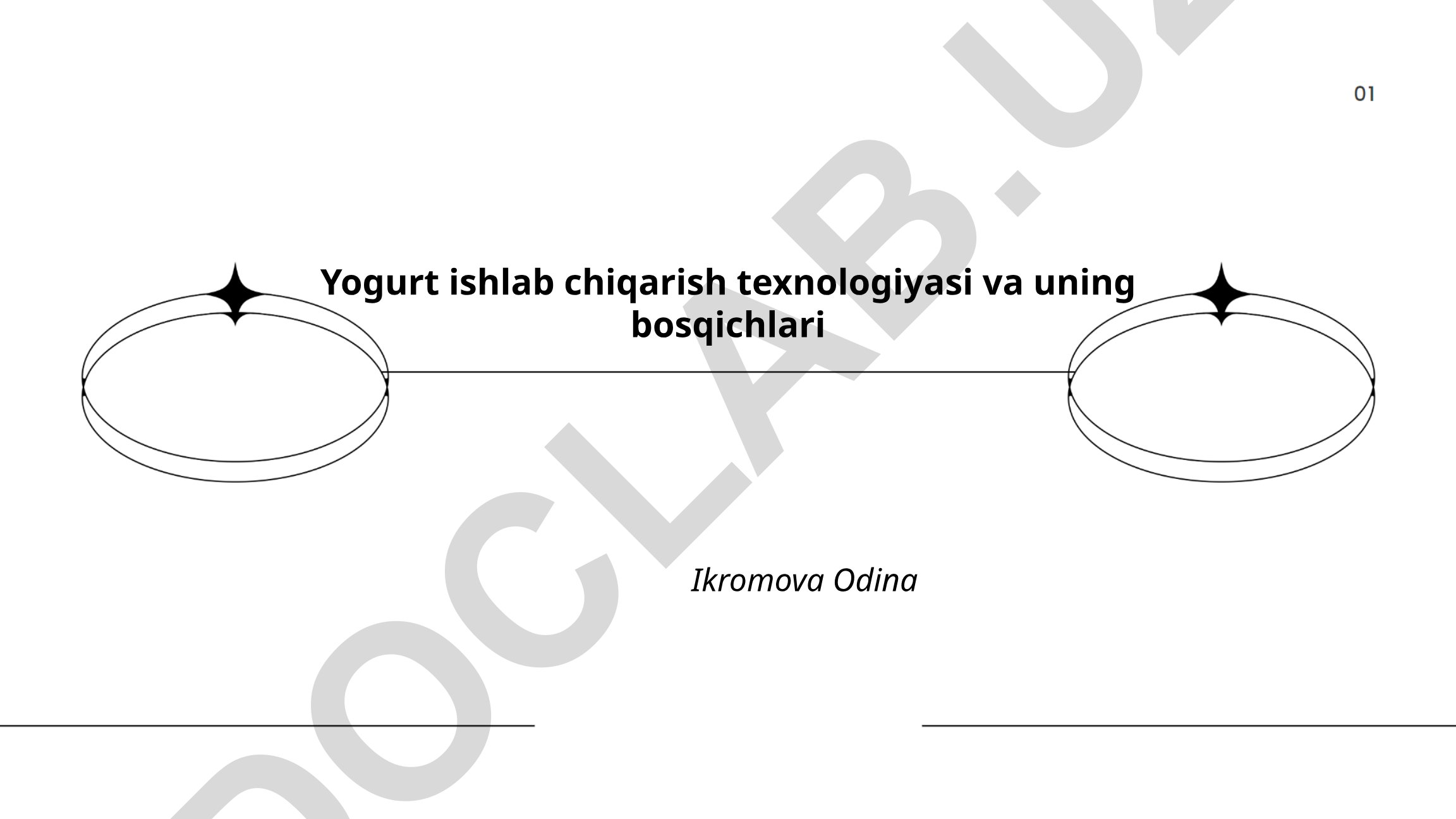 Yogurt ishlab chiqarish texnologiyasi va uning bosqichlari