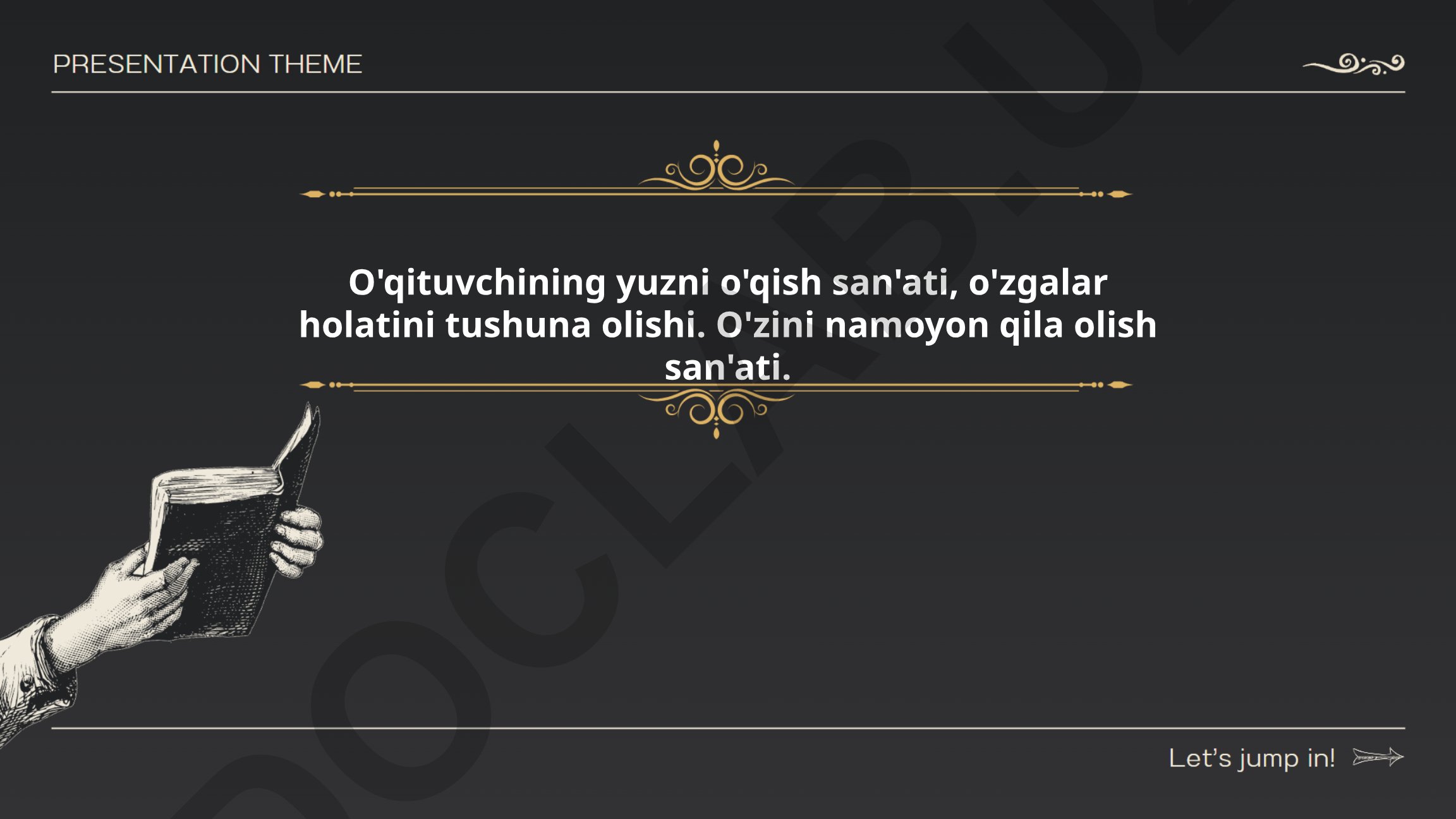 Yuz ifodalarini tahlil qilish va o'zini namoyon qila olish san'ati