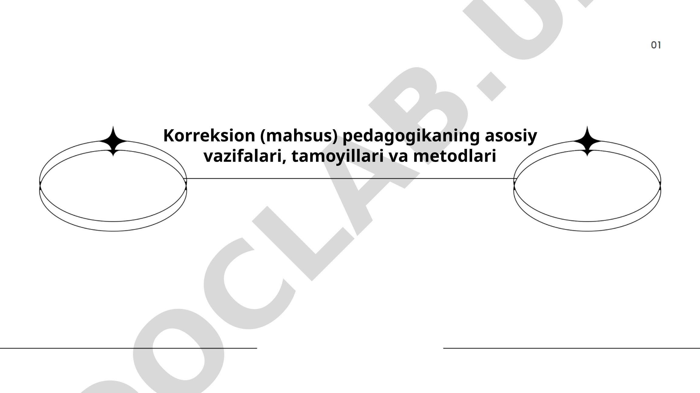 Korreksion (mahsus) pedagogikaning asosiy vazifalari, tamoyillari va metodlari