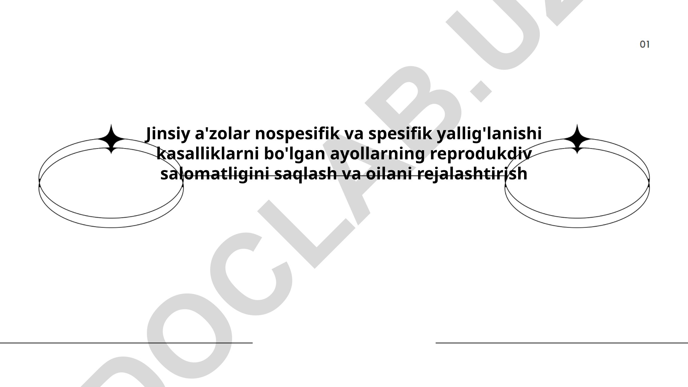Jinsiy yo'l orqali o'tadigan infektsiyalar va reproduktiv salomatlik