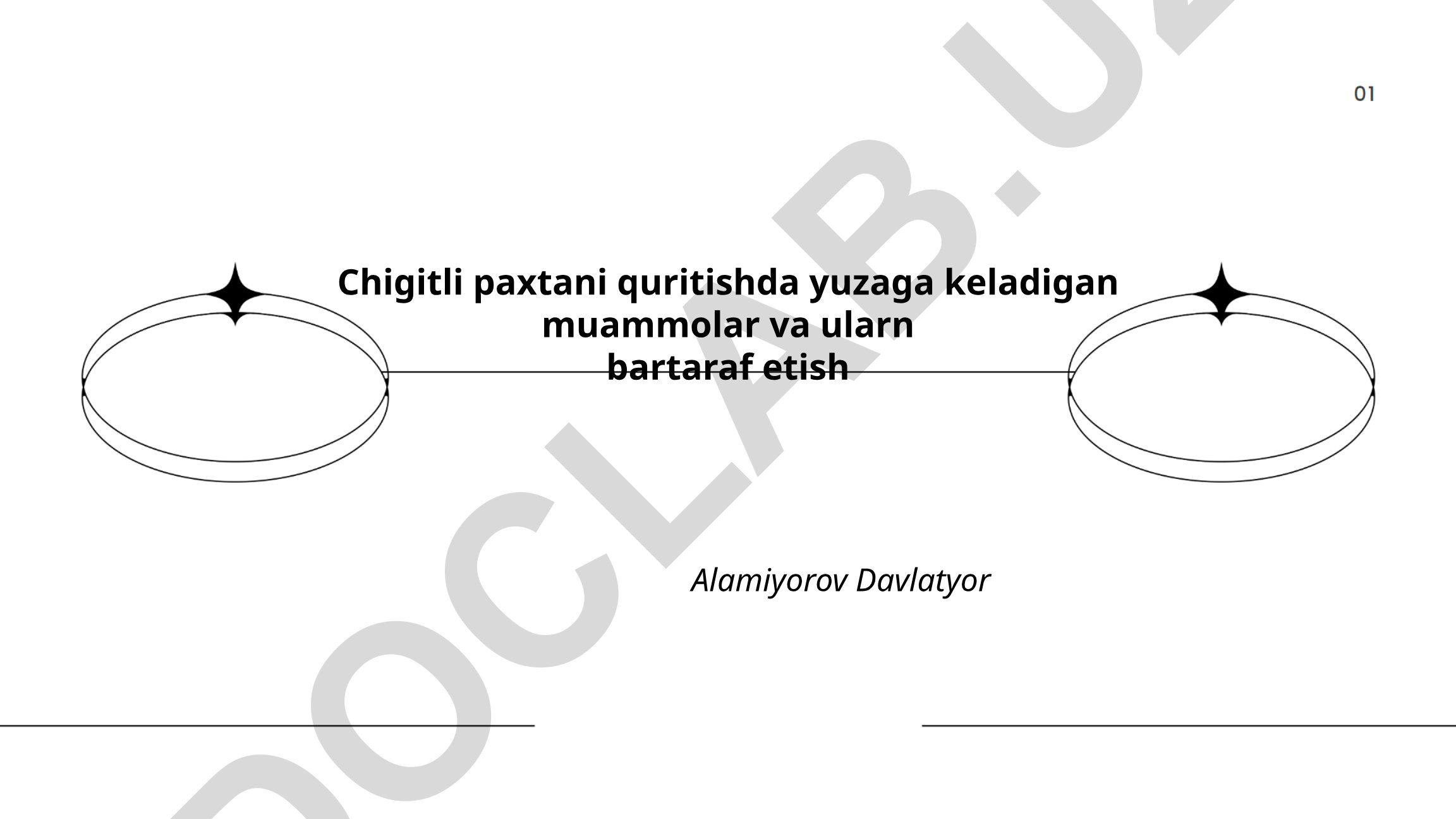 Chigitli paxtani quritishda yuzaga keladigan muammolar va ularni bartaraf etish