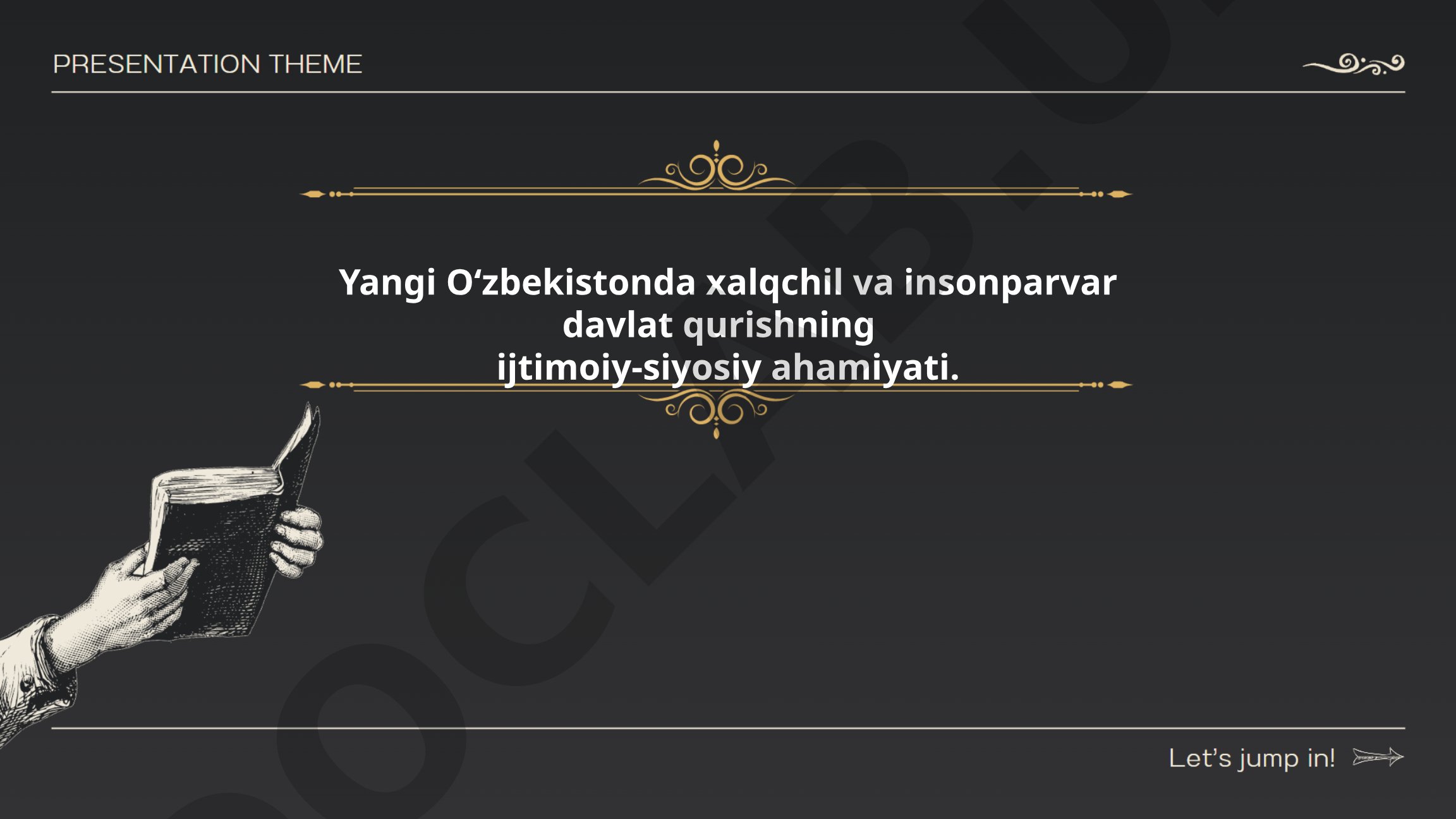 Yangi O‘zbekistonda xalqchil va insonparvar davlat qurishning ijtimoiy-siyosiy ahamiyati