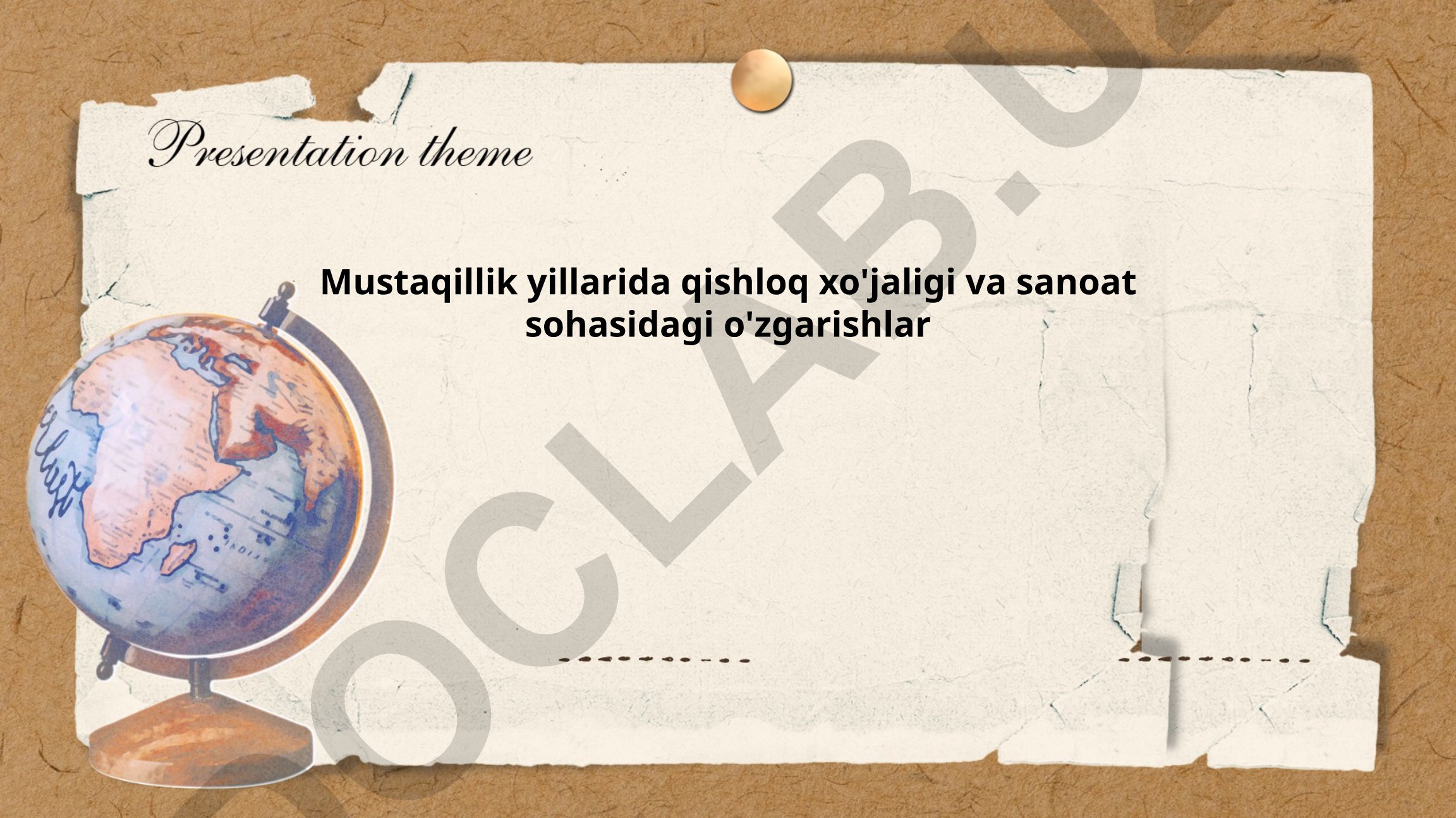 Mustaqillik yillarida qishloq xo'jaligi va sanoat sohasidagi o'zgarishlar