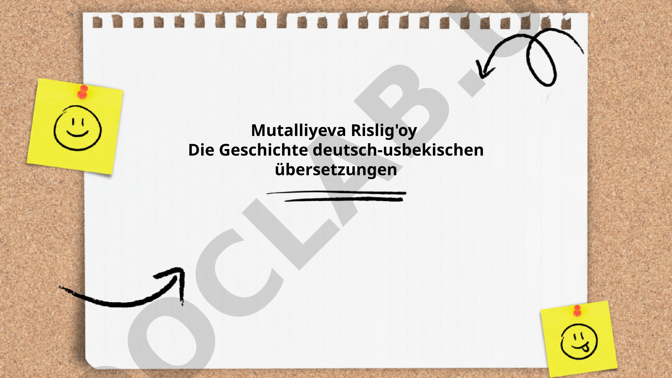 Die Geschichte deutsch-usbekischen Übersetzungen