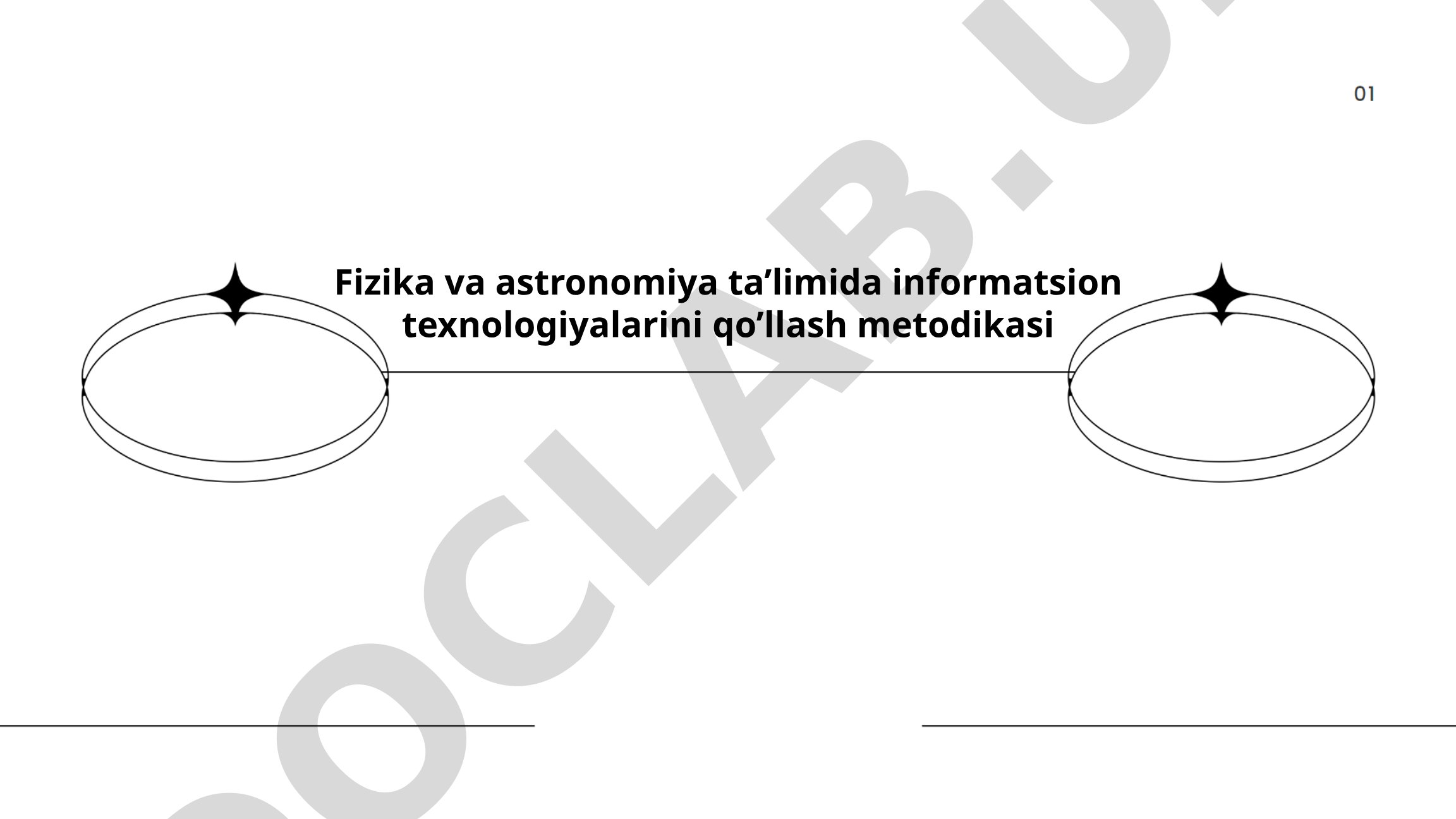 Fizika va astronomiya ta'limida informatsion texnologiyalarini qo'llash metodikasi