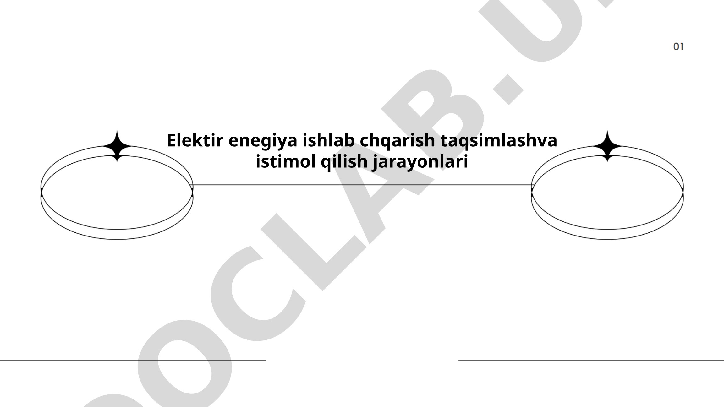 Elektr energiyasini ishlab chiqarish, taqsimlash va iste'mol qilish jarayonlari