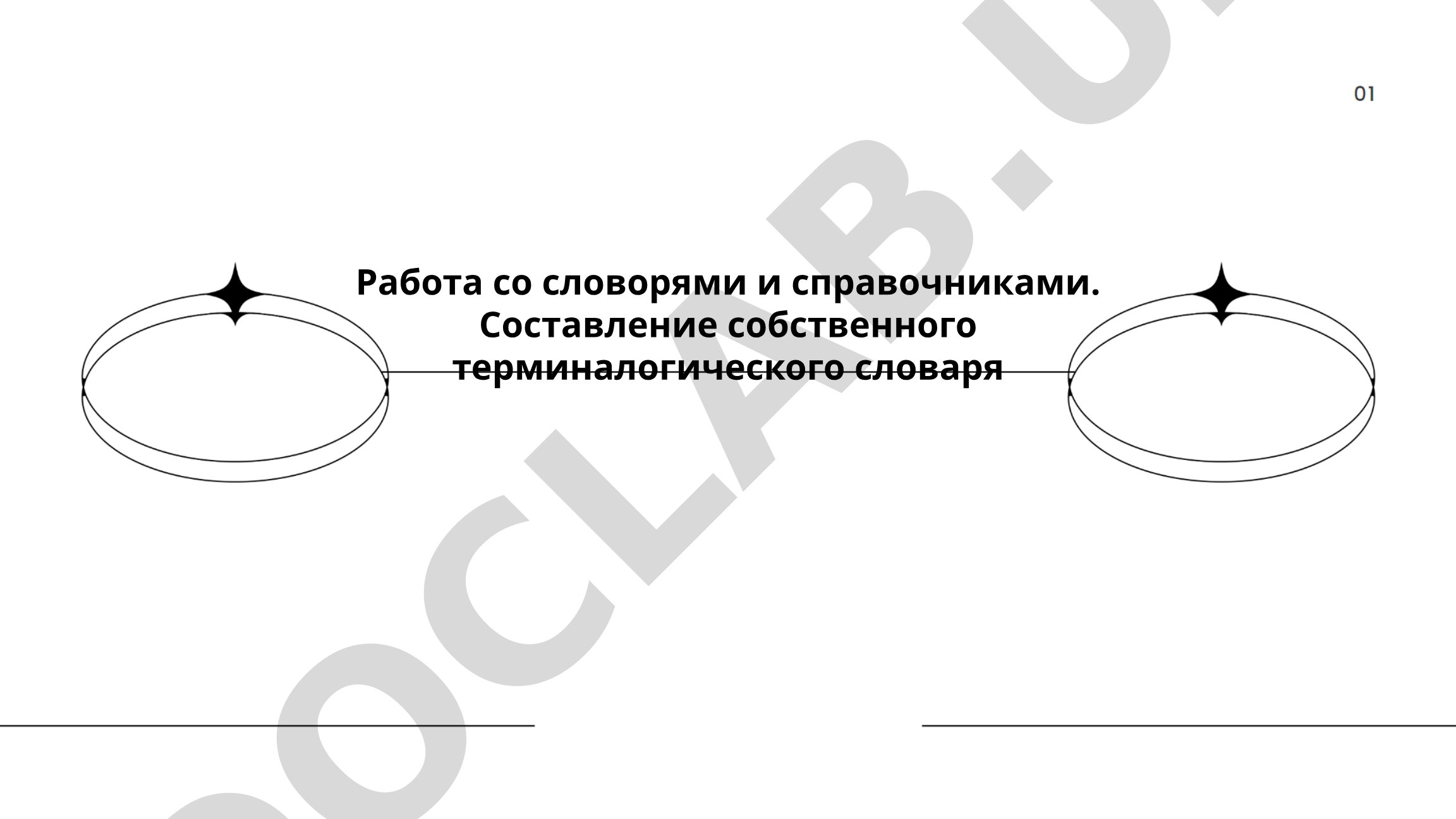 Работа со словарями и справочниками. Составление собственного терминологического словаря