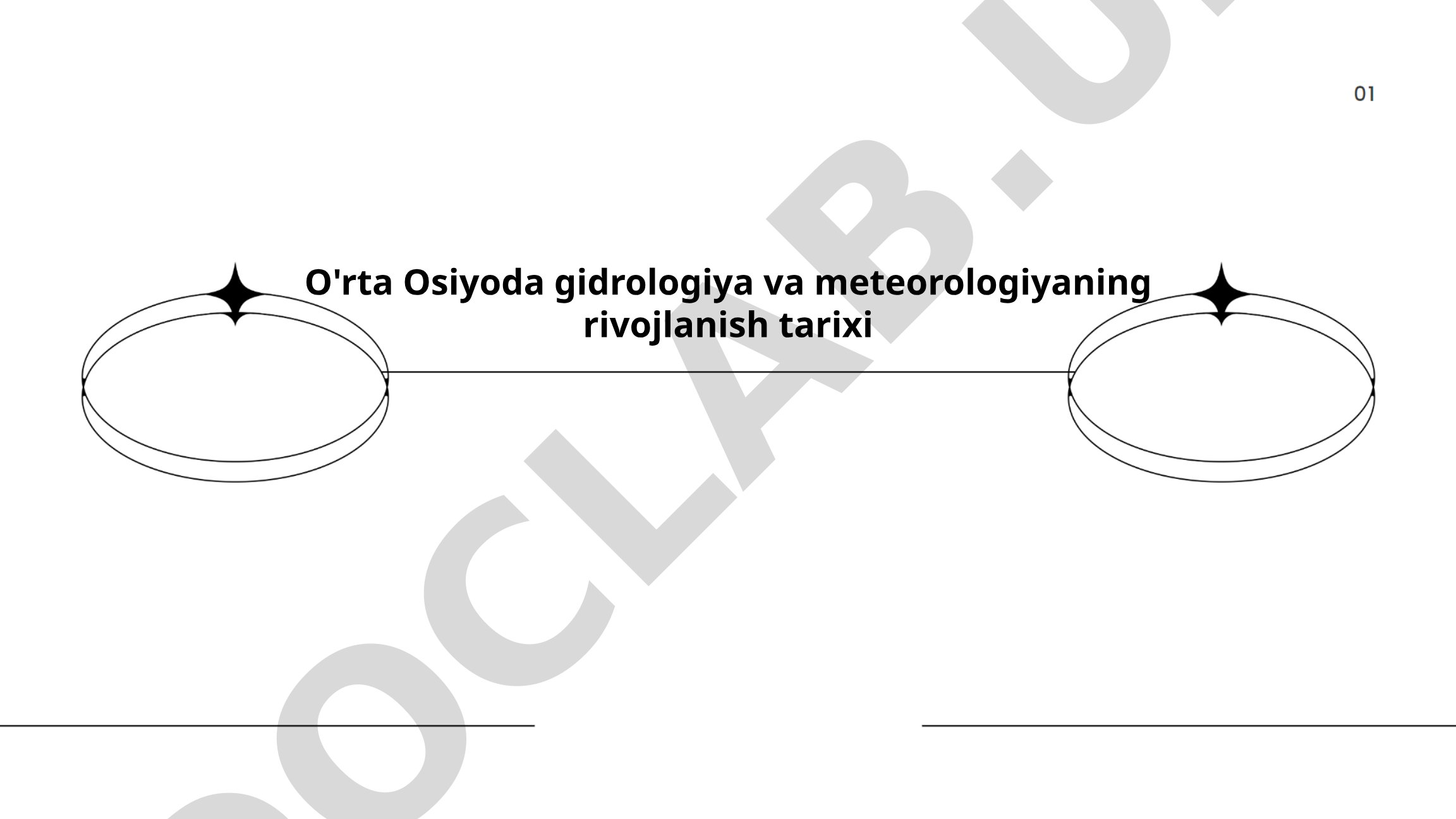 O'rta Osiyoda gidrologiya va meteorologiyaning rivojlanish tarixi