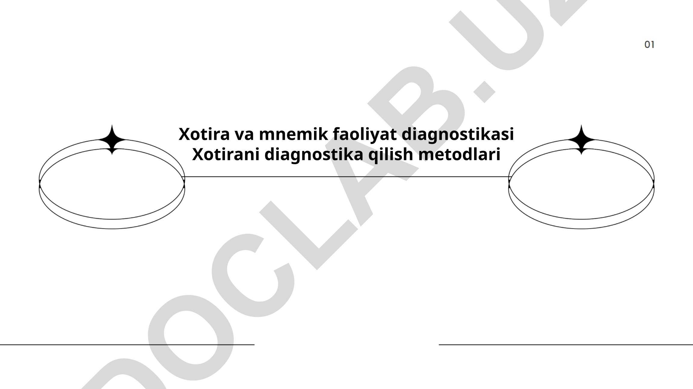 Xotira va mnemik faoliyat diagnostikasi