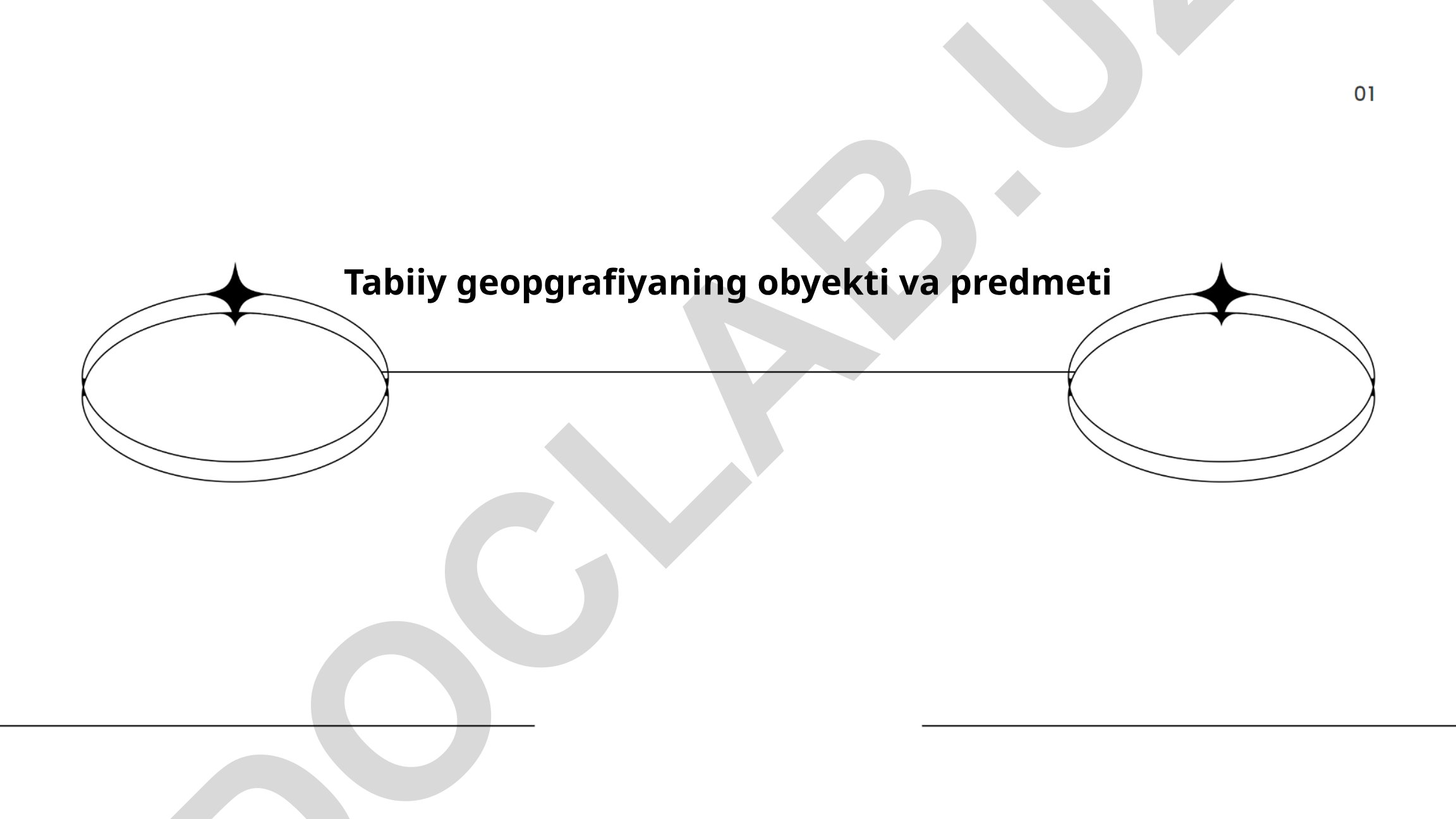 Tabiiy geografiyaning obyekti va predmeti