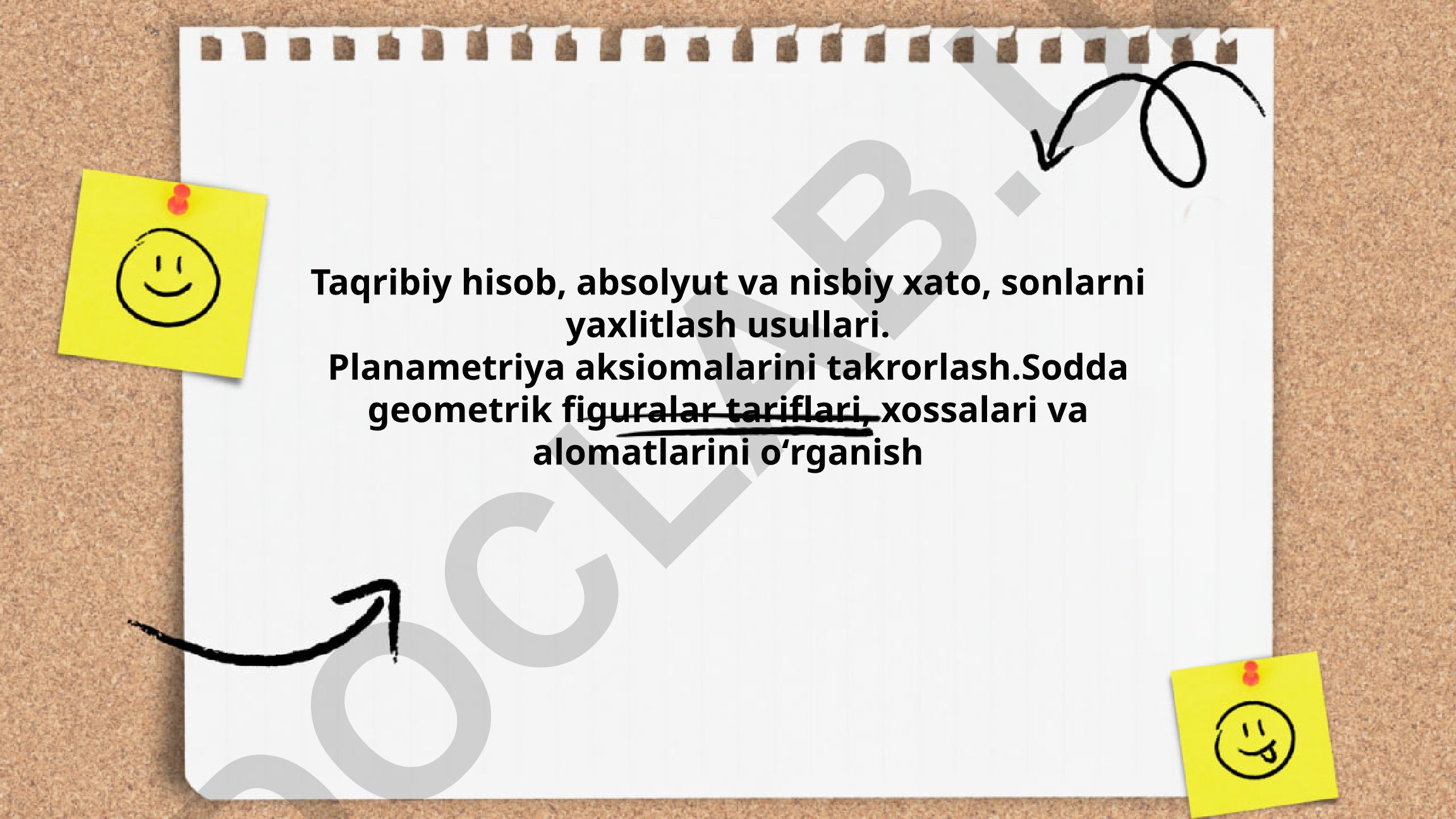 Taqribiy hisob, absolyut va nisbiy xato, sonlarni yaxlitlash usullari