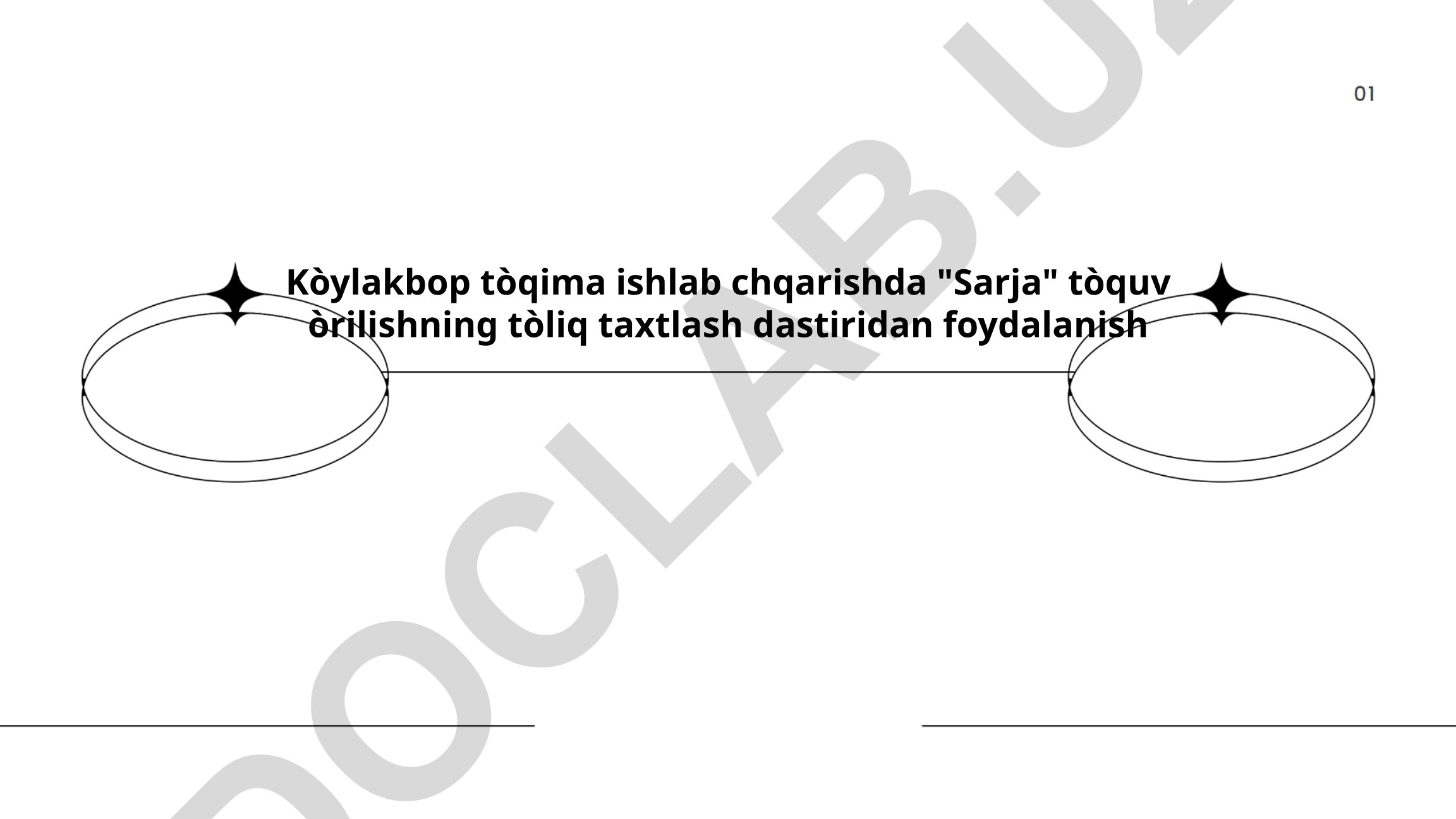 Sarja to'quv o'rilishining kòylakbop tòqima ishlab chiqarishda qo'llanilishi