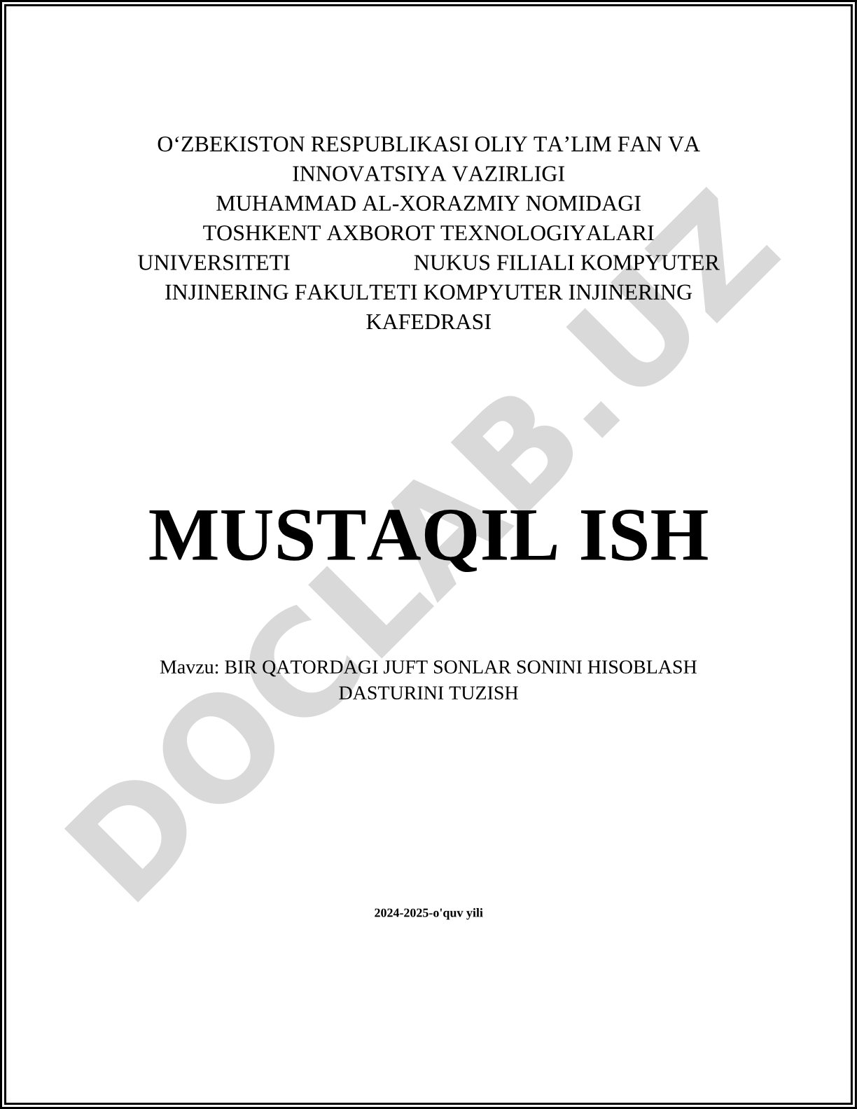Bir qatordagi juft sonlar sonini hisoblash dasturini tuzish
