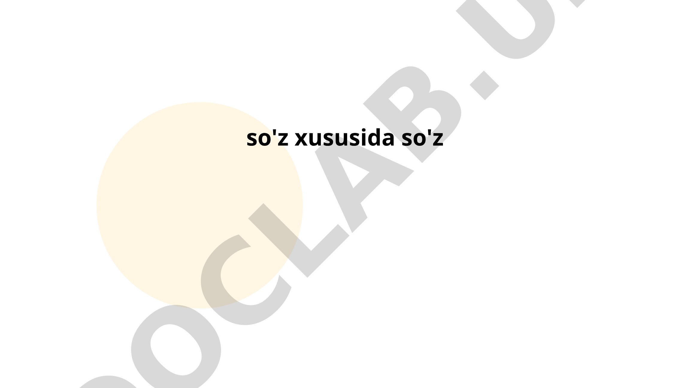 So'zlarning kelib chiqishi va turlari