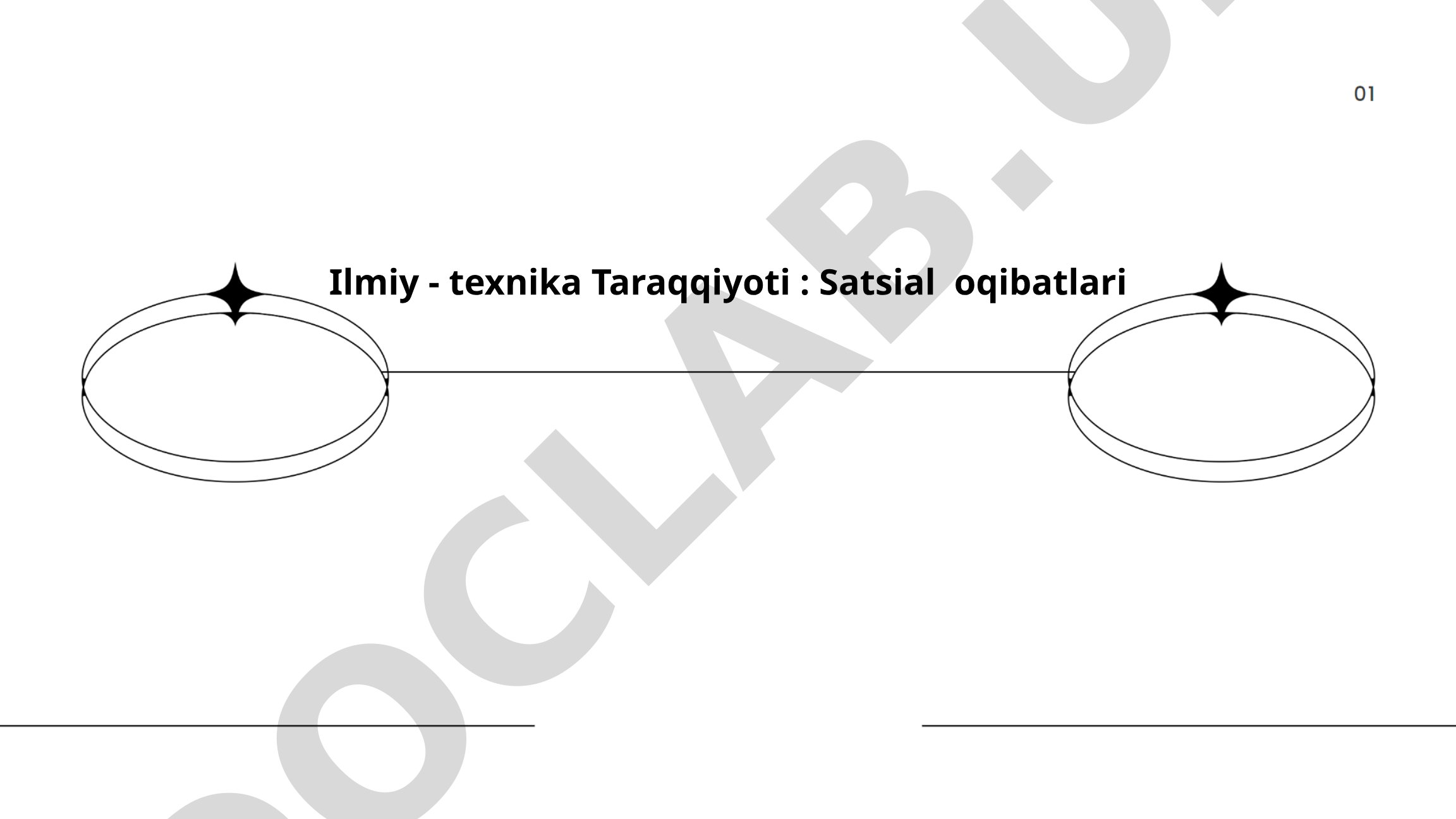 Ilmiy-texnika taraqqiyotining ijtimoiy oqibatlari