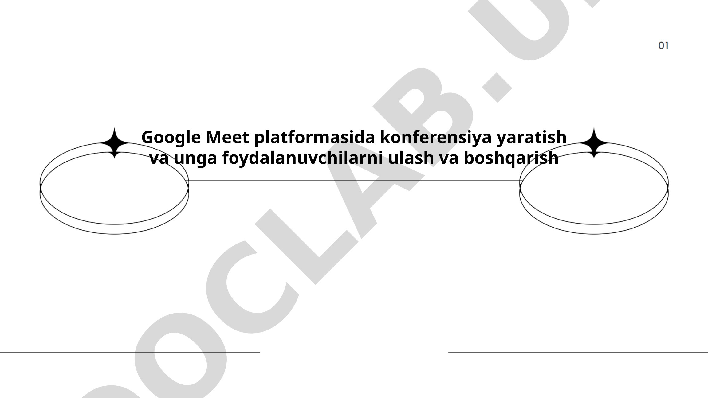 Google Meet platformasida konferensiya yaratish va boshqarish
