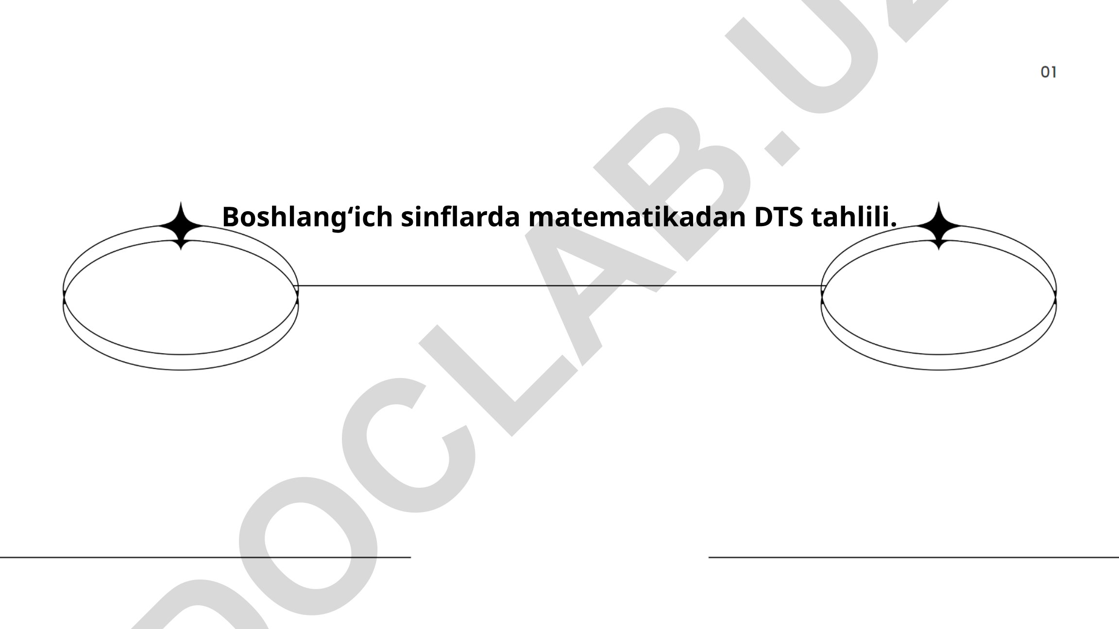 Boshlang'ich sinflarda matematikadan DTS tahlili