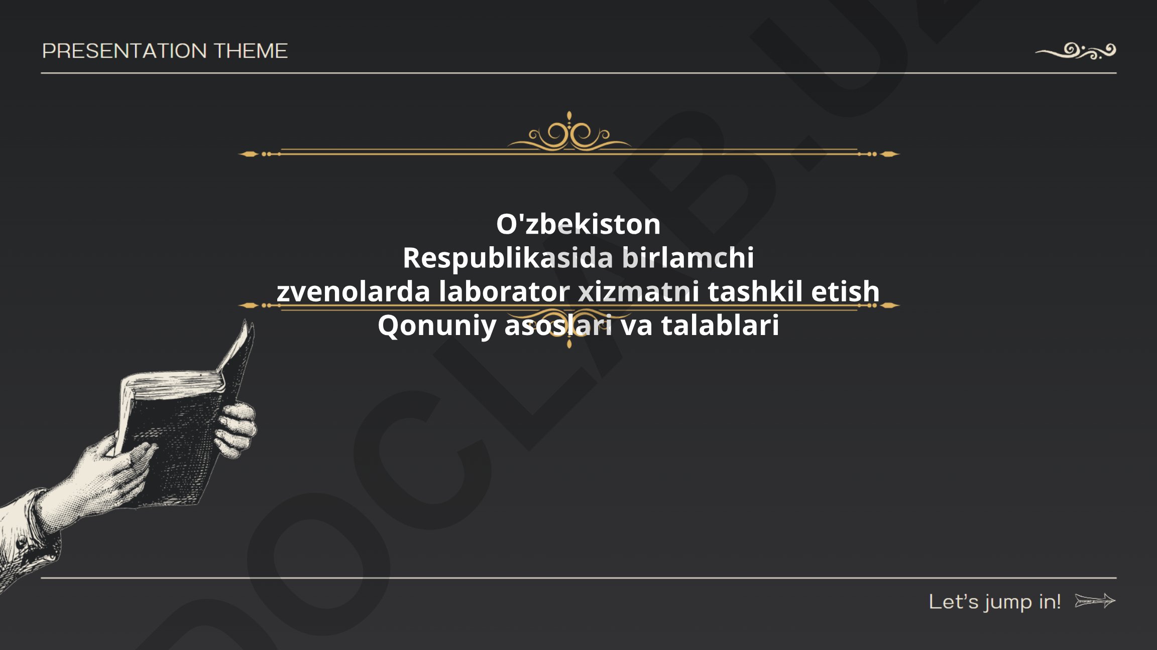 O'zbekistonda birlamchi zvenolarda laborator xizmatni tashkil etish