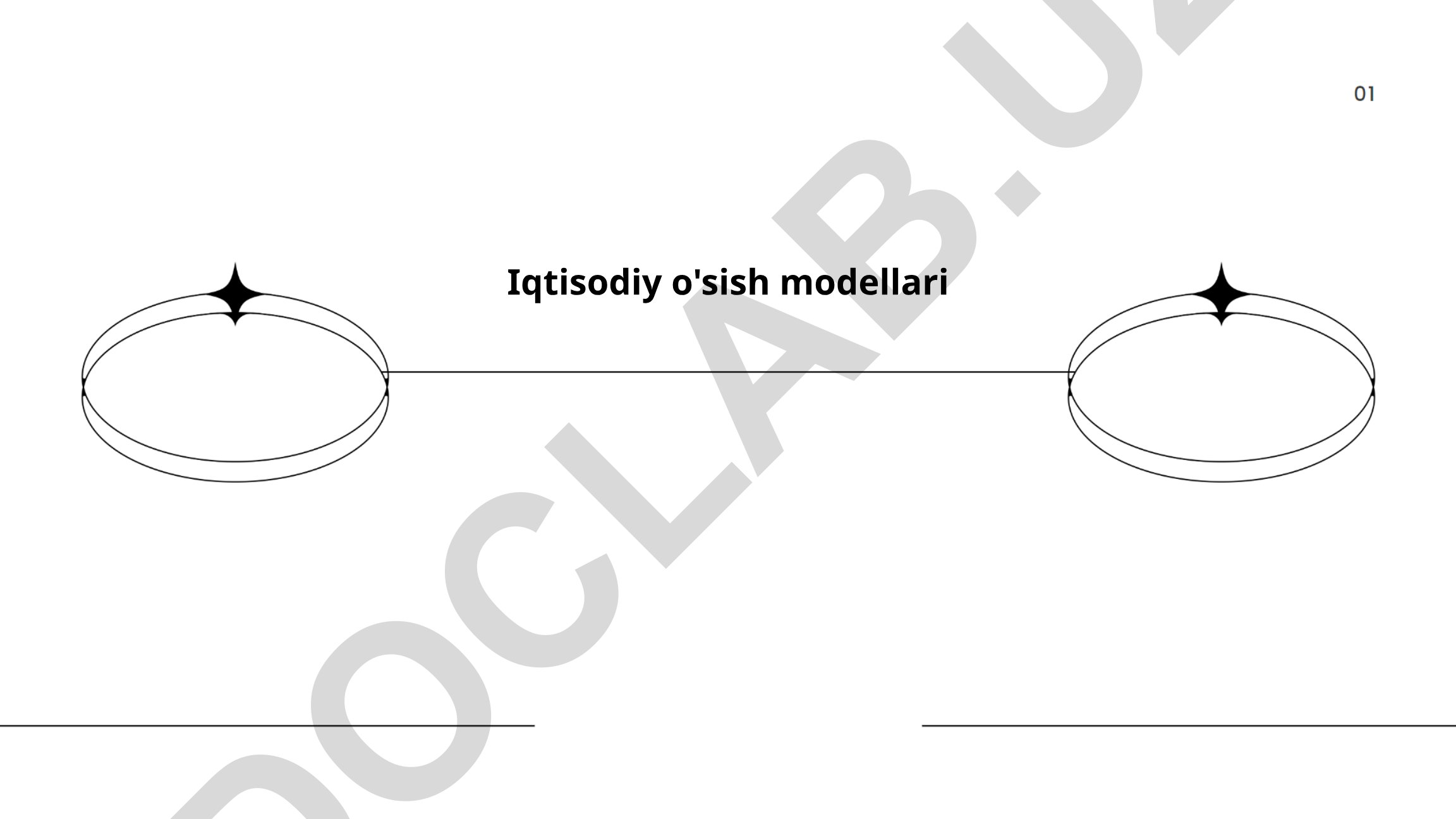 Iqtisodiy o'sish modellari va nazariyalari