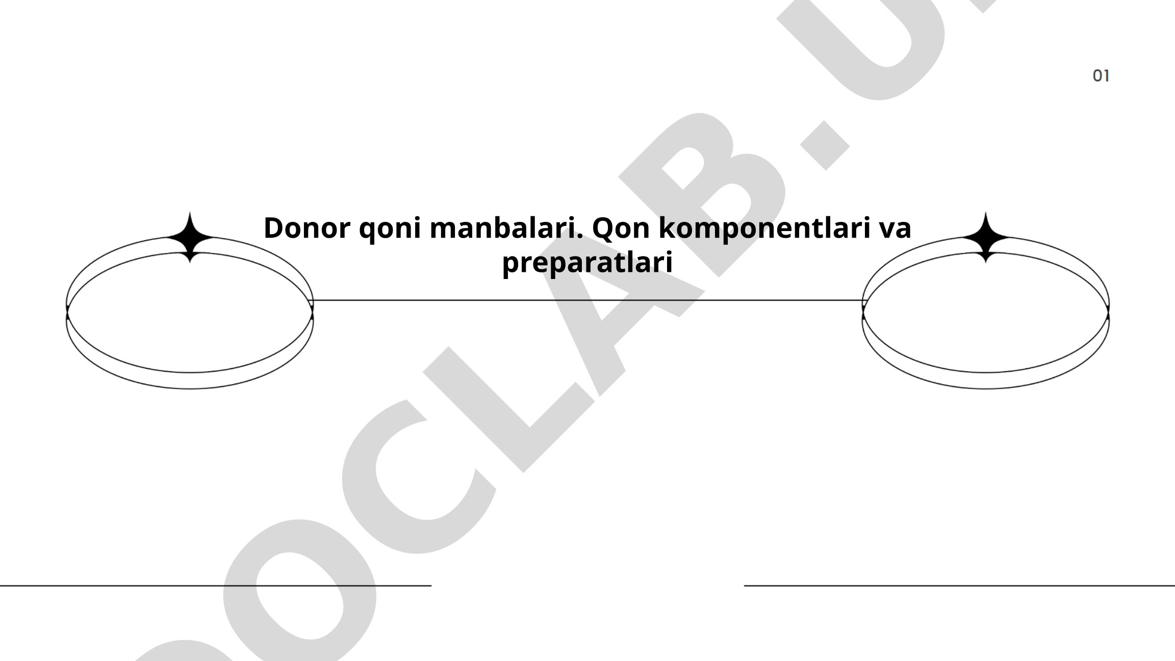 Donor qoni manbalari, qon komponentlari va preparatlari