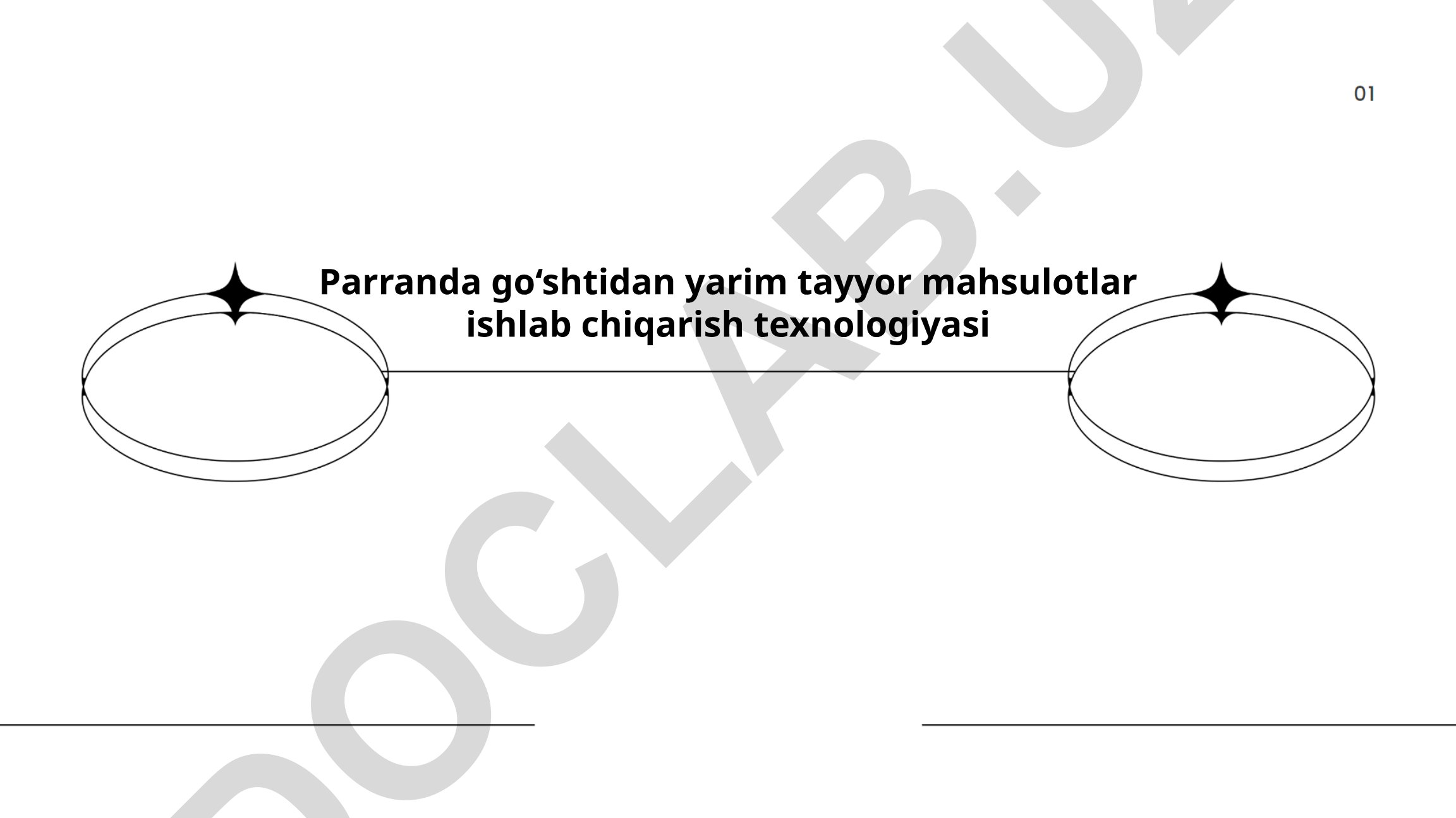 Parranda go‘shtidan yarim tayyor mahsulotlar ishlab chiqarish texnologiyasi