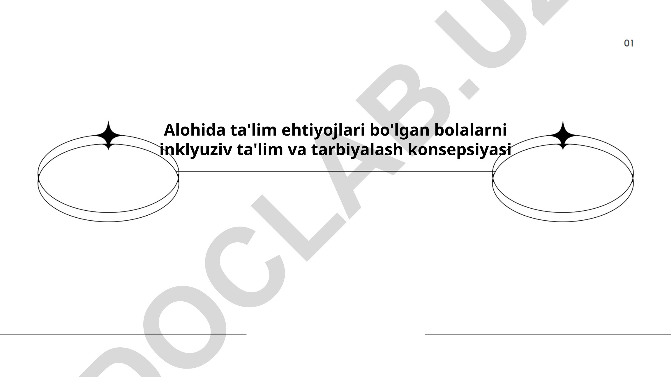 Alohida ta'lim ehtiyojlari bo'lgan bolalarni inklyuziv ta'lim va tarbiyalash konsepsiyasi