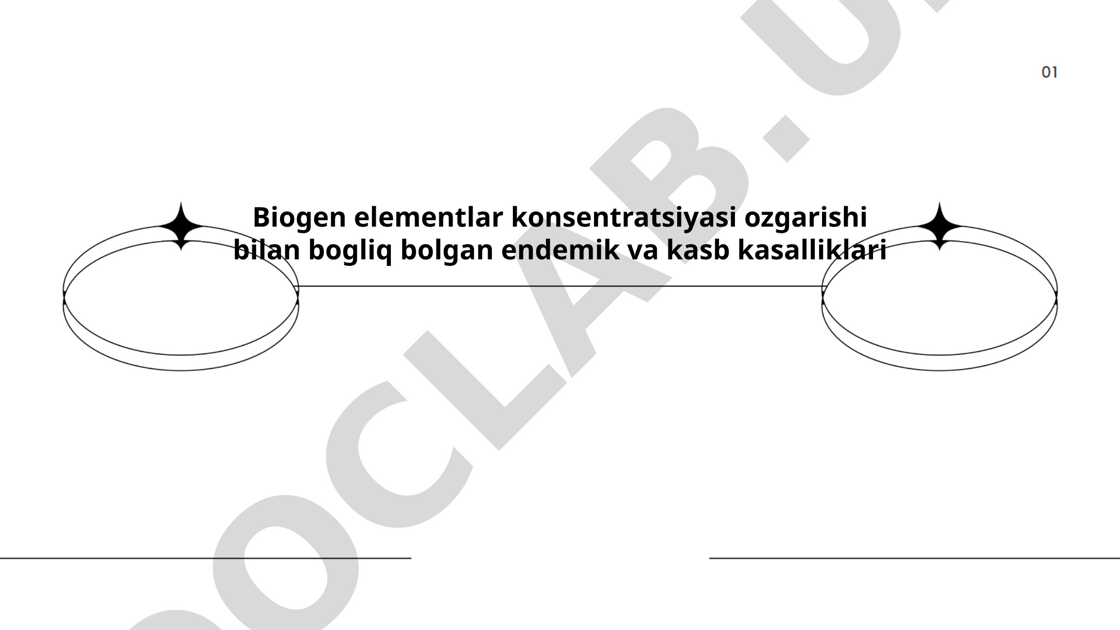 Biogen elementlar konsentratsiyasi o'zgarishi bilan bog'liq endemik va kasb kasalliklari