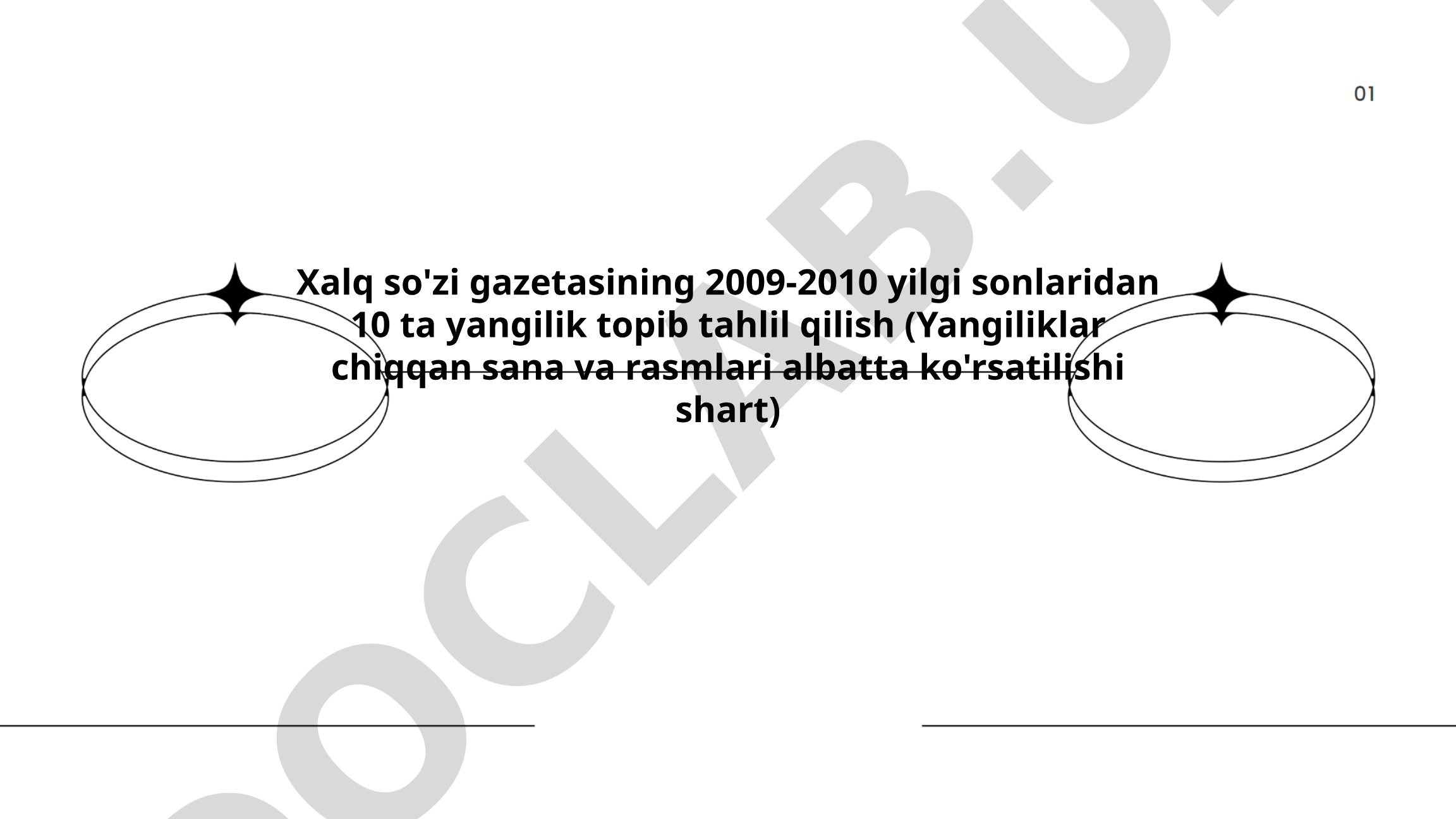 Xalq so'zi gazetasining 2009-2010 yilgi yangiliklari tahlili
