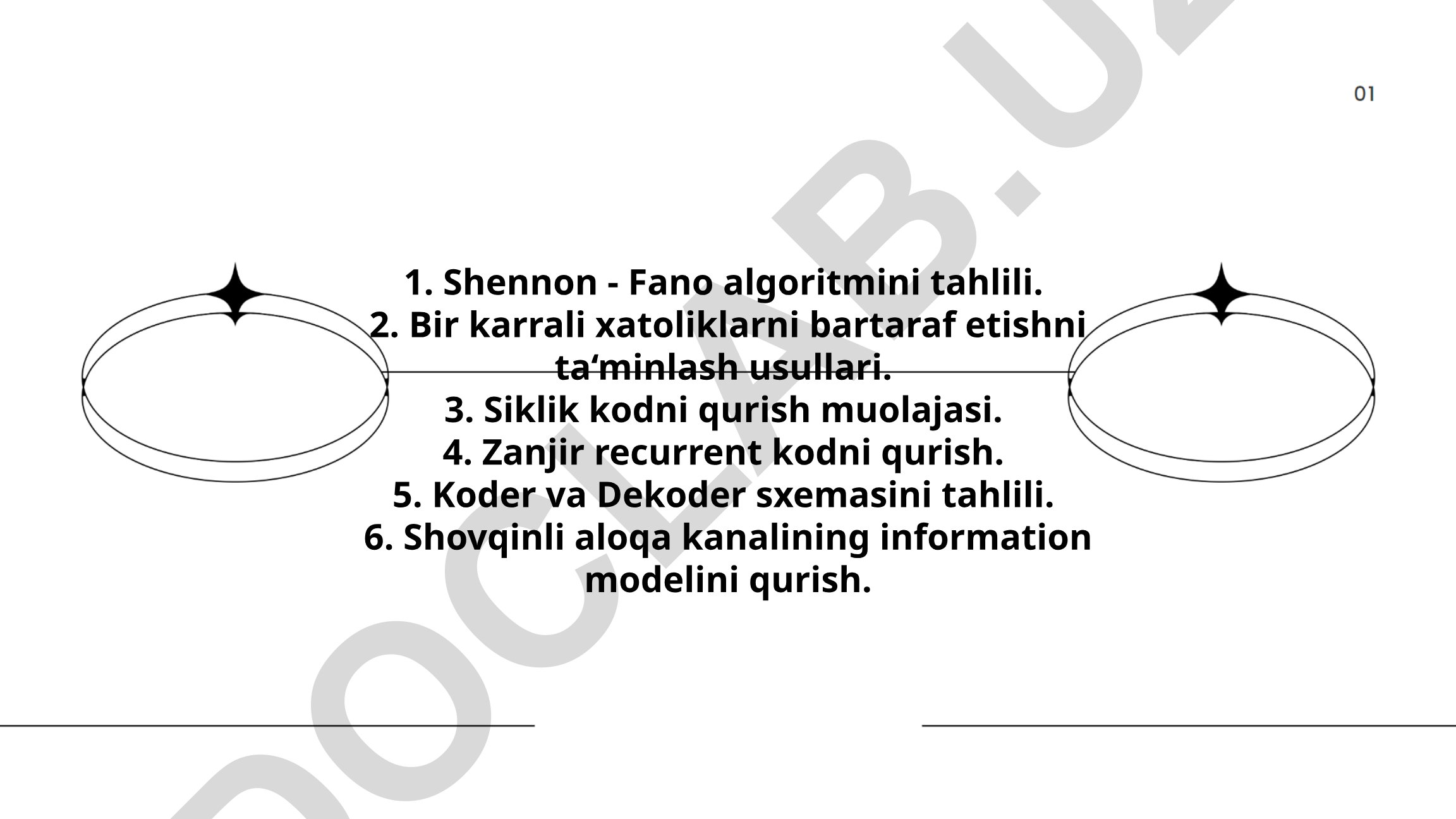 Shennon-Fano algoritmi va kodlash usullari
