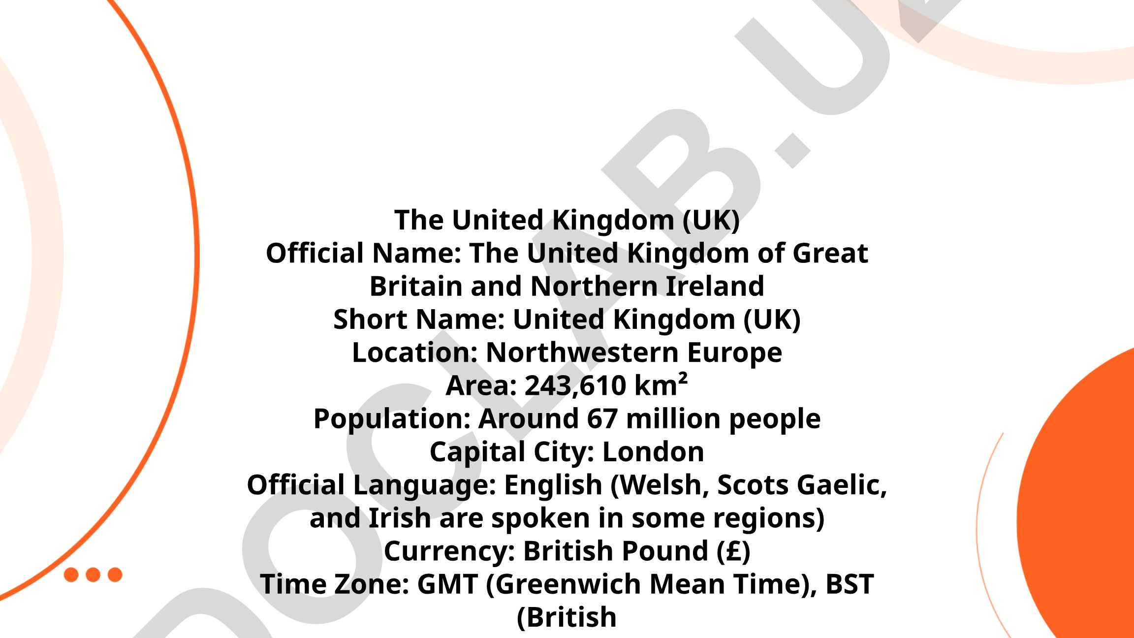 The United Kingdom: Geography, Demographics, and Key Facts
