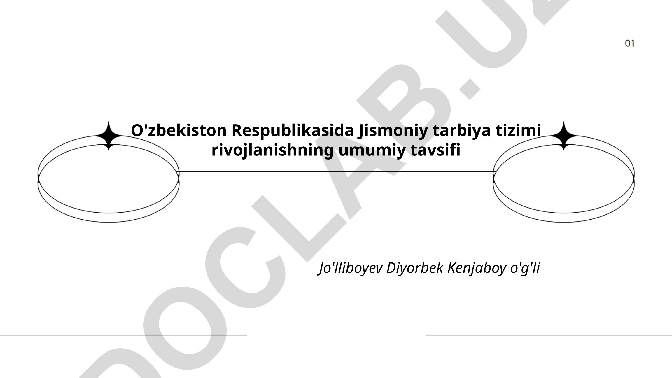 O'zbekistonda jismoniy tarbiya tizimi rivojlanishi