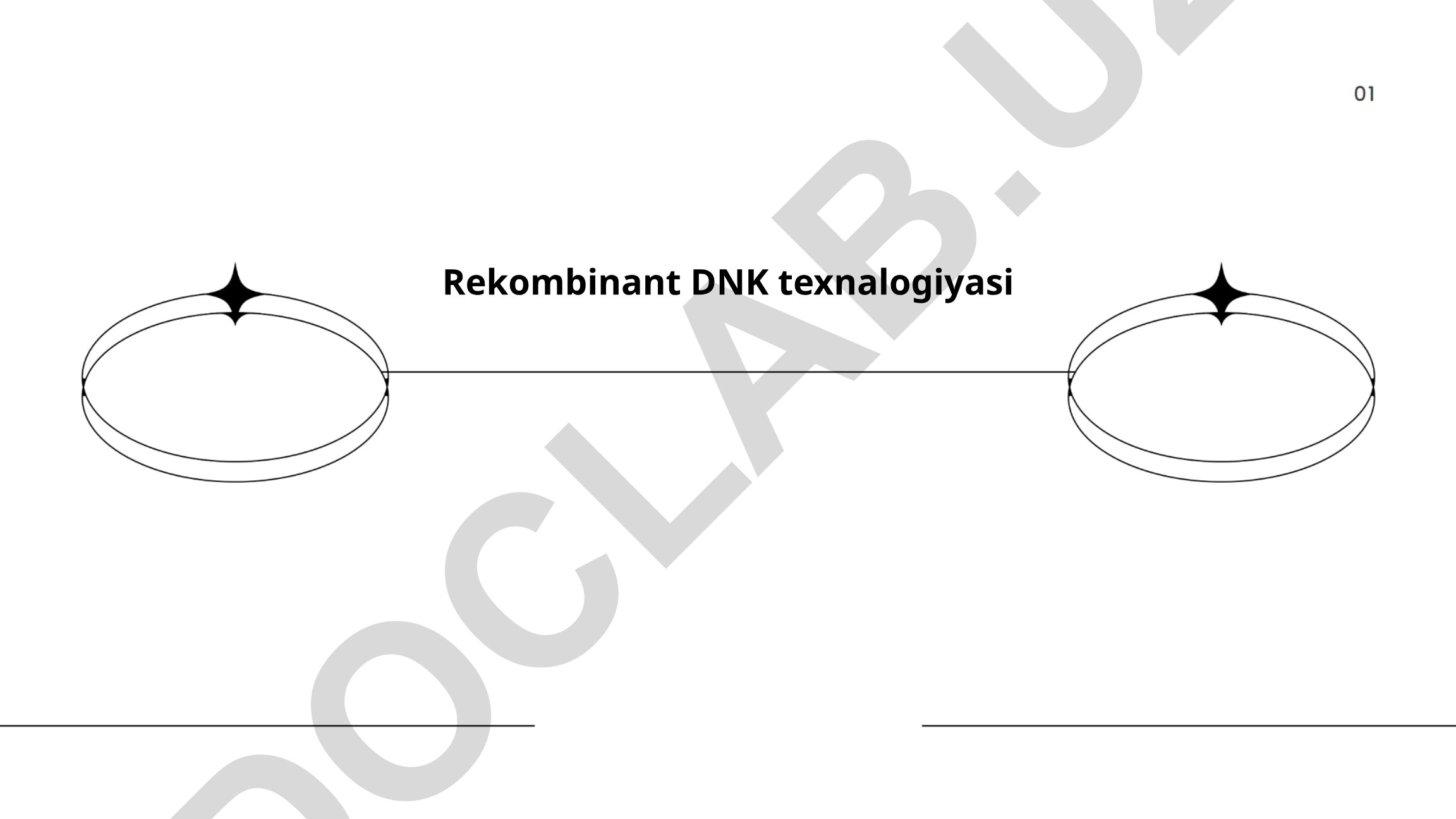 Rekombinant DNK texnologiyasi va gen muhandisligi