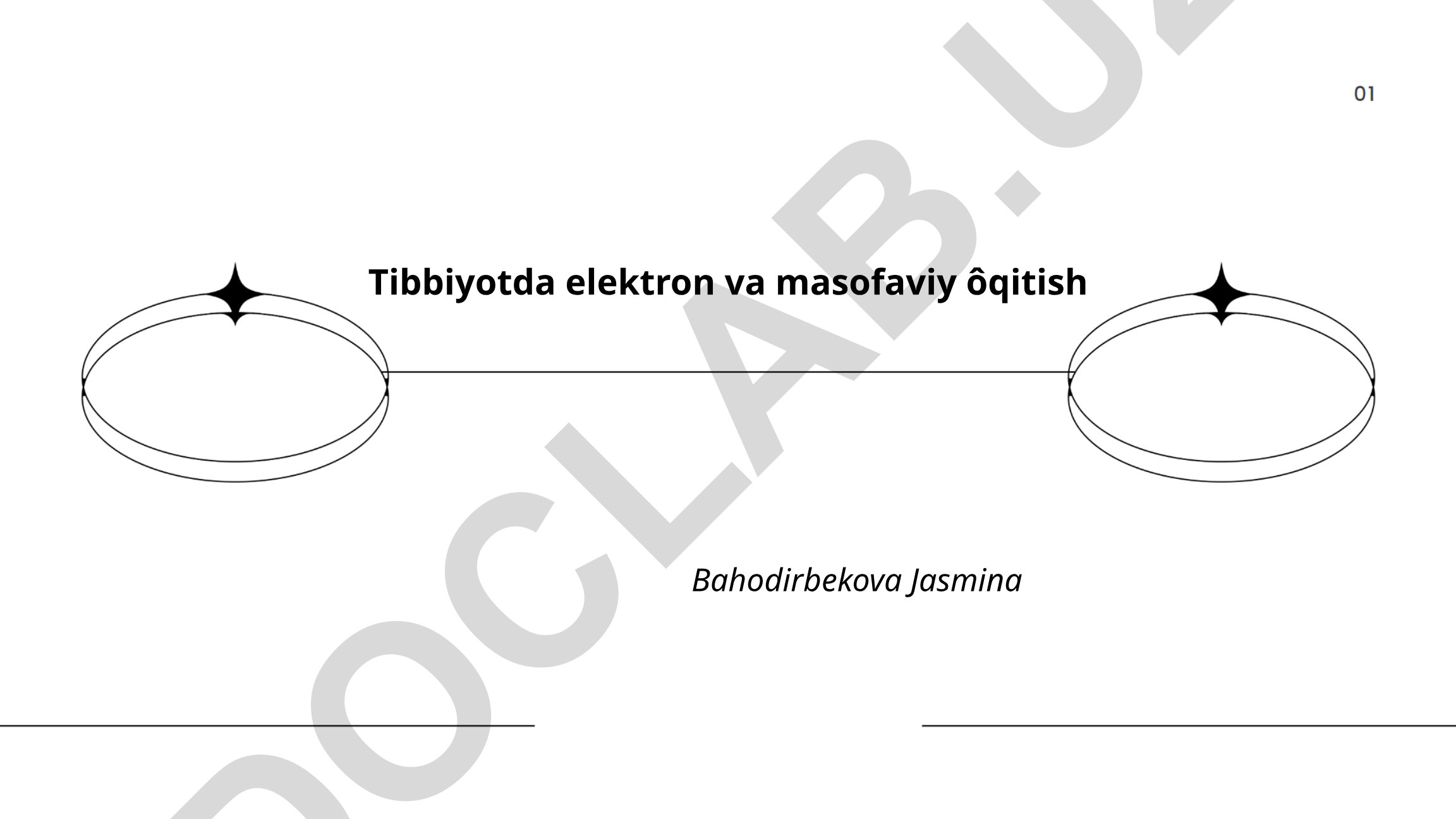 Tibbiyotda elektron va masofaviy o'qitish