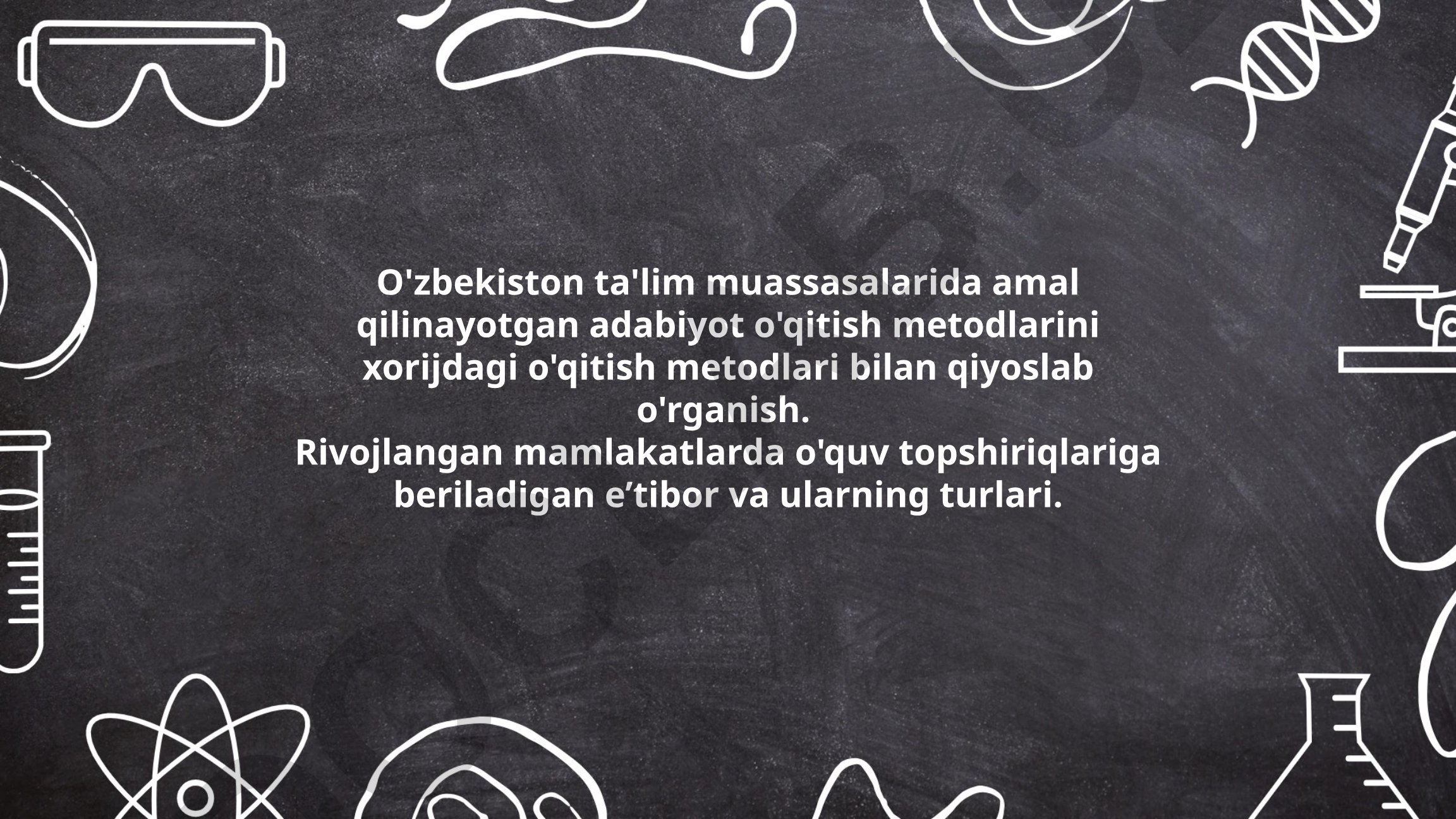 O'zbekiston va xorijda adabiyot o'qitish metodlarining qiyosiy tahlili